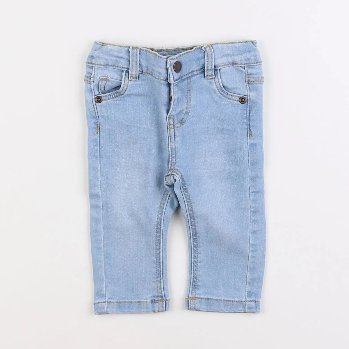 Vertbaudet - jean bleu - 3 mois