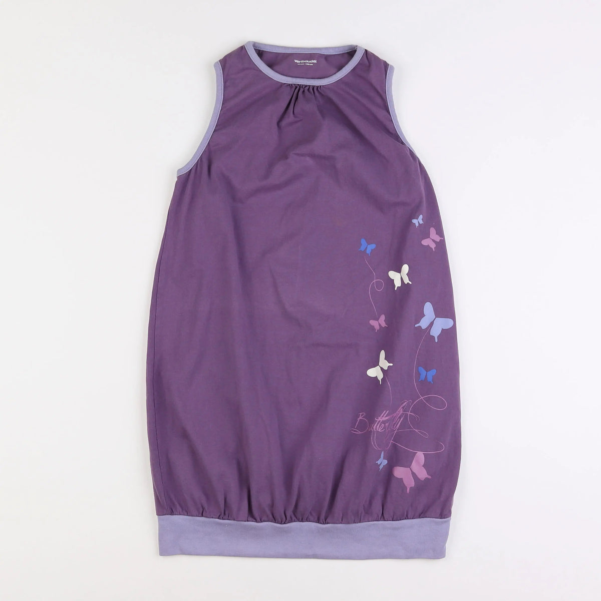 Vertbaudet - robe violet - 10 ans