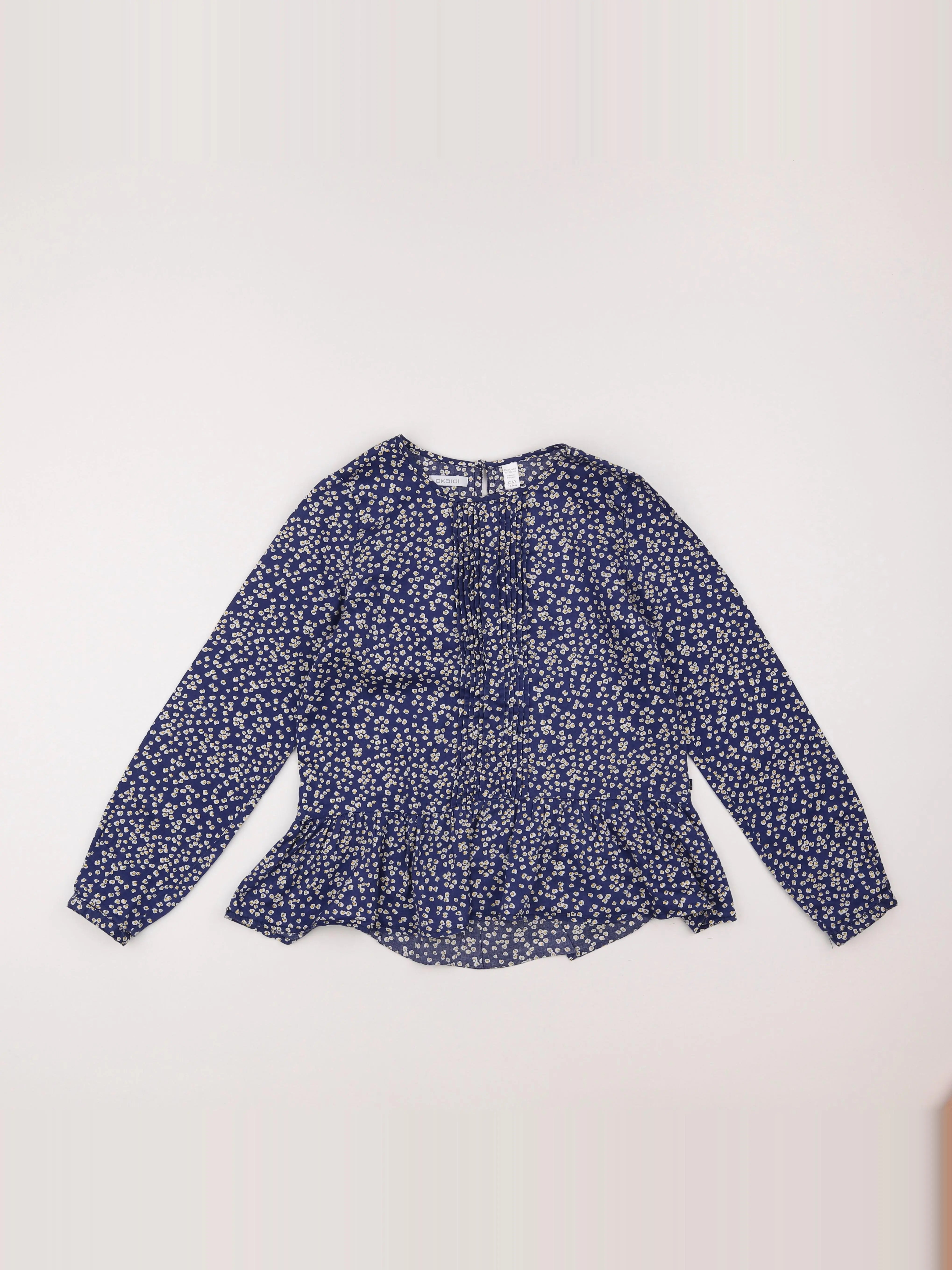Okaidi - blouse bleu - 12 ans
