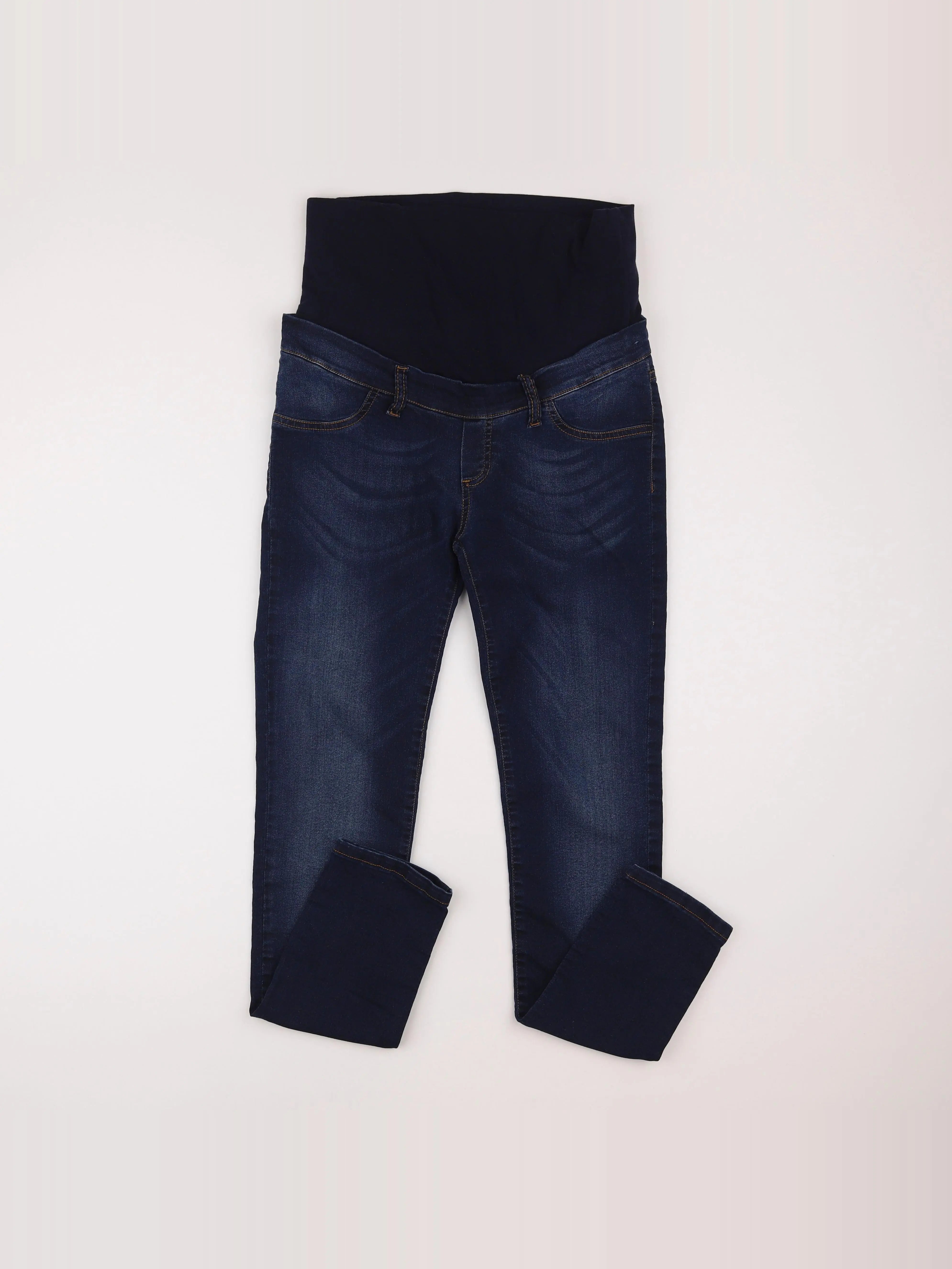 Envie de fraise - jean grossesse bleu - 36 à 38