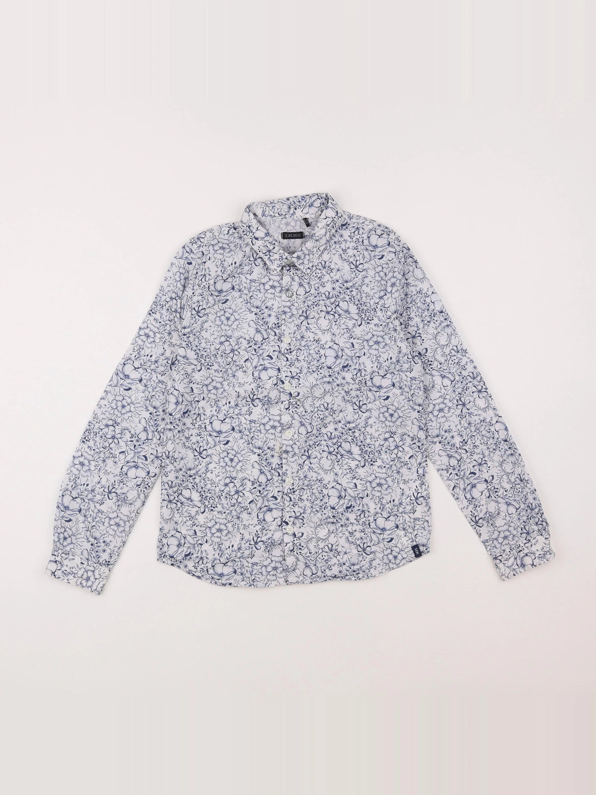IKKS - chemise bleu - 10 ans