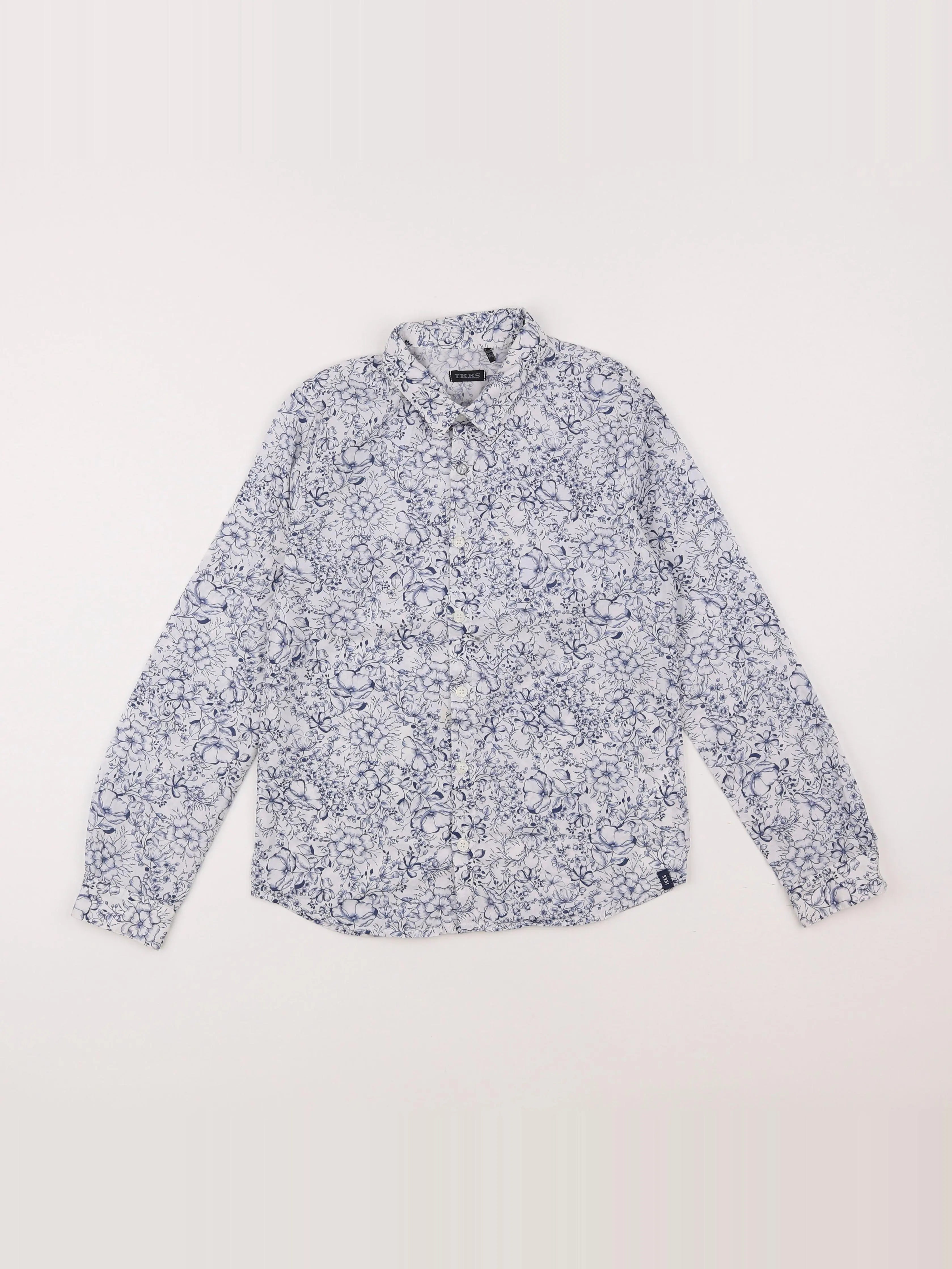 IKKS - chemise bleu - 10 ans