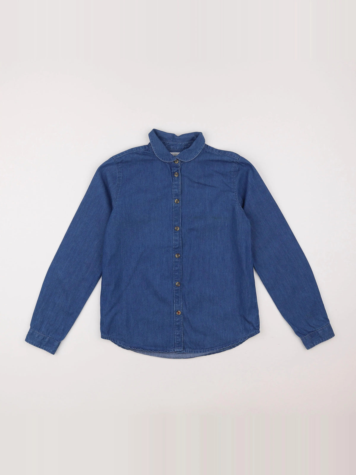 Monoprix - chemise bleu - 12 ans