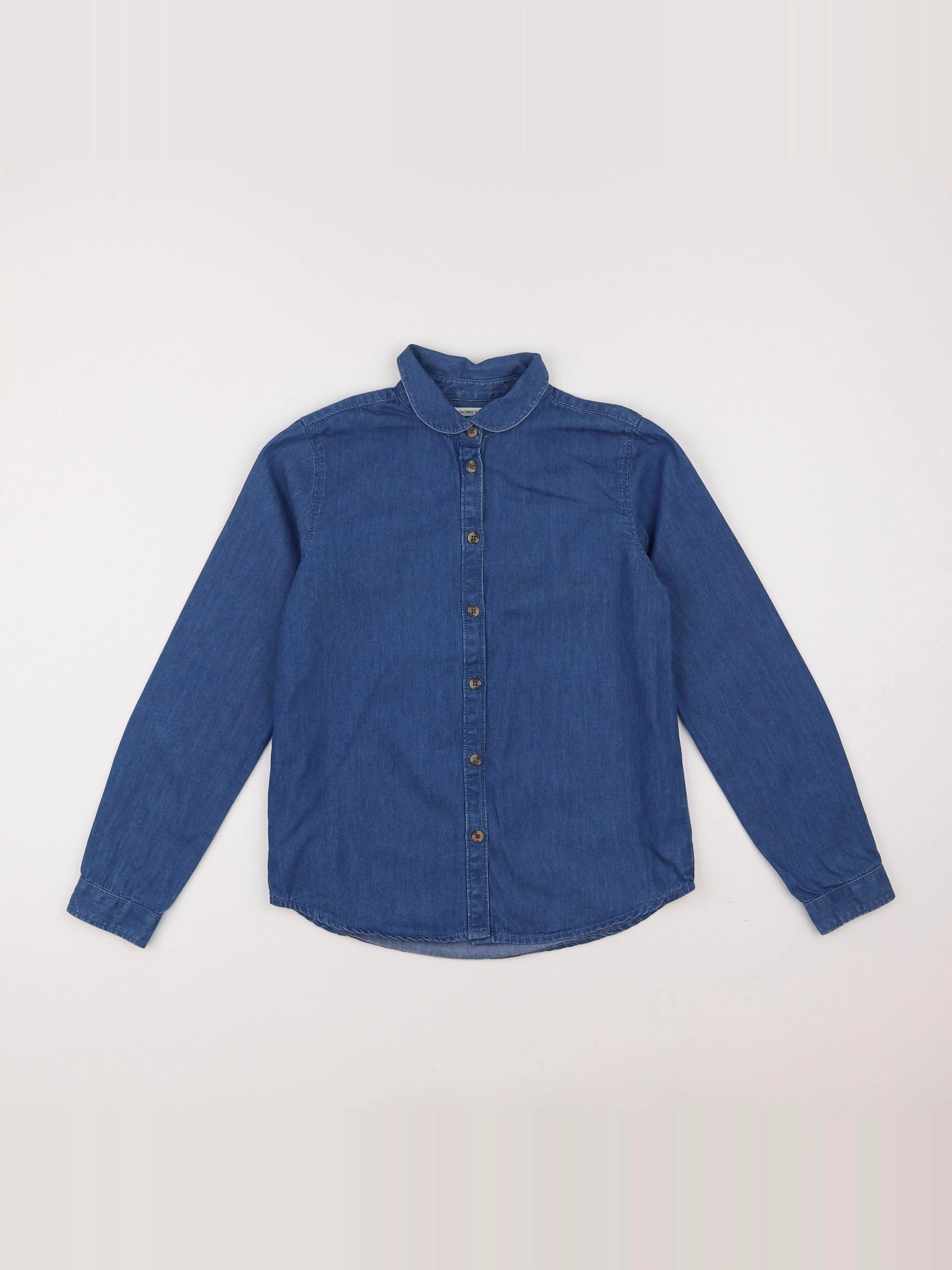 Monoprix - chemise bleu - 12 ans