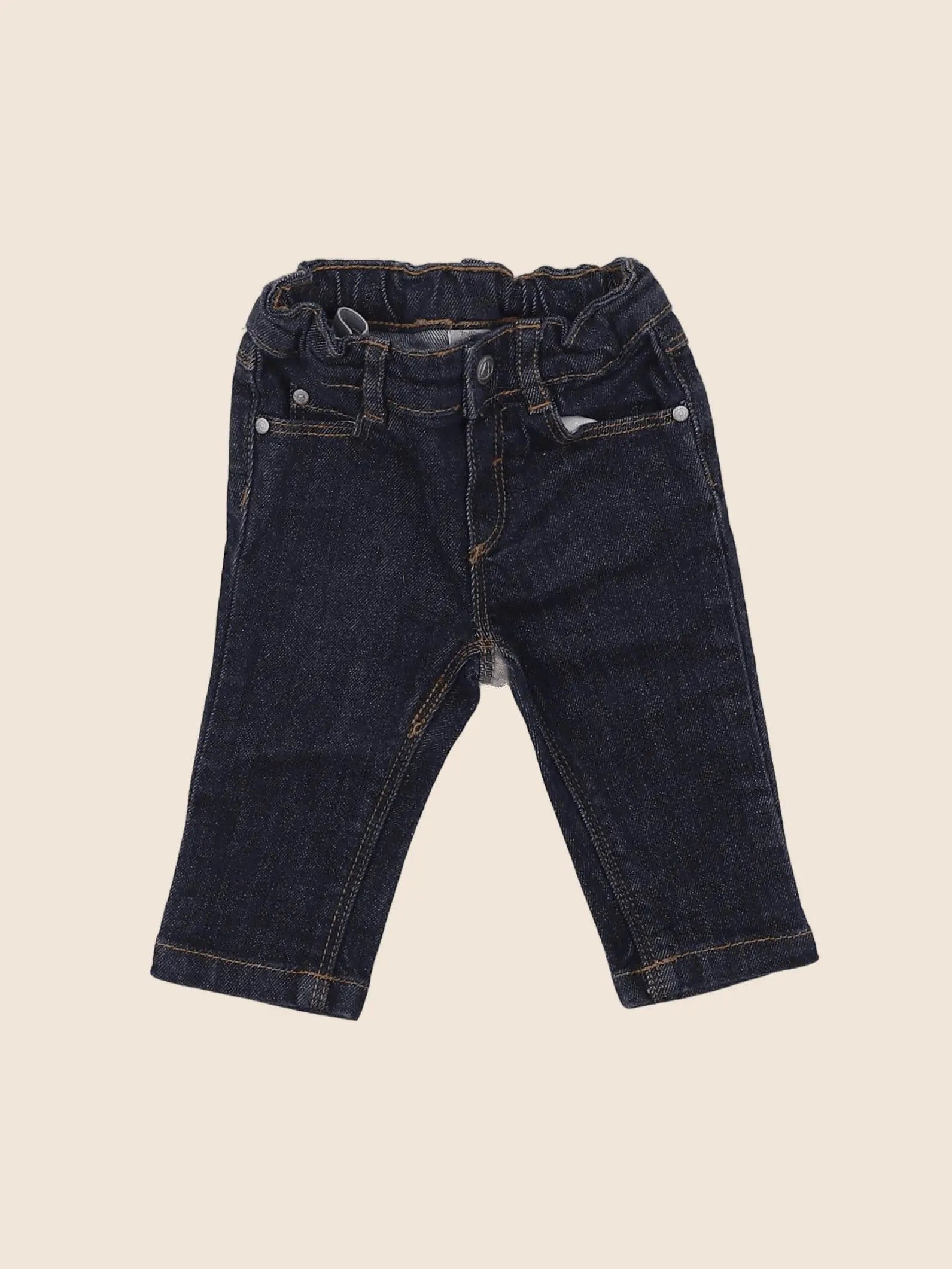 Petit Bateau - jean bleu - 3 mois