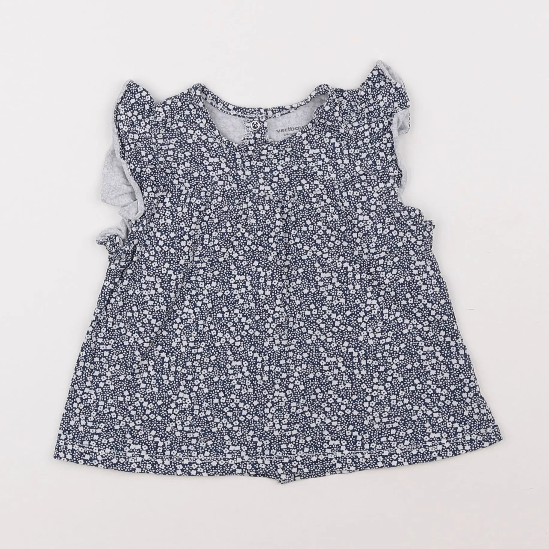 Vertbaudet - débardeur bleu - 2 ans