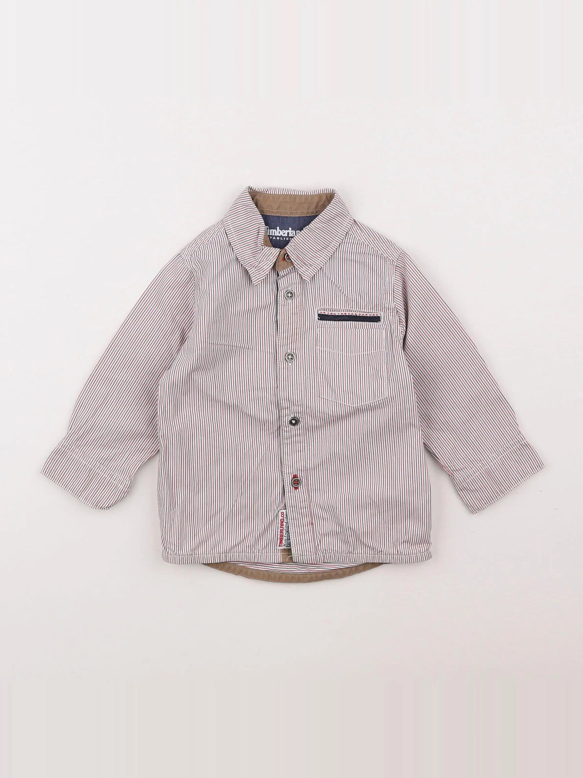 Timberland - chemise rouge - 18 mois