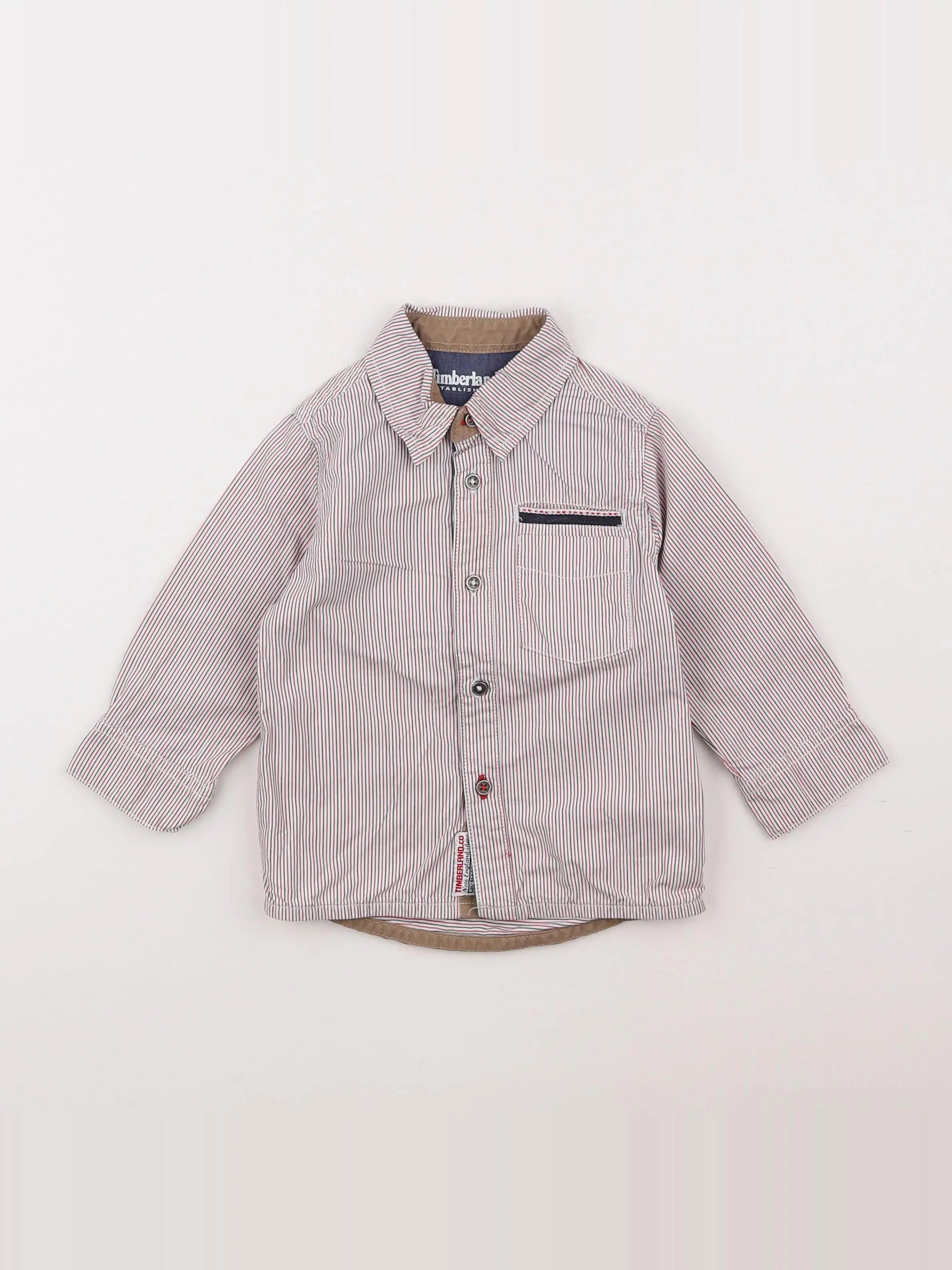 Timberland - chemise rouge - 18 mois