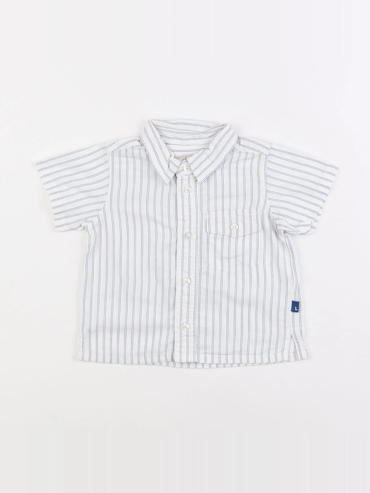 H&M - chemise blanc - 3 mois