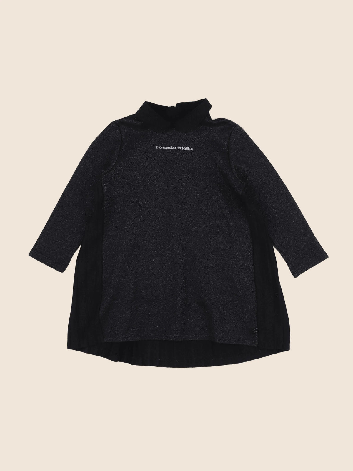 IKKS - robe noir, argent - 4 ans