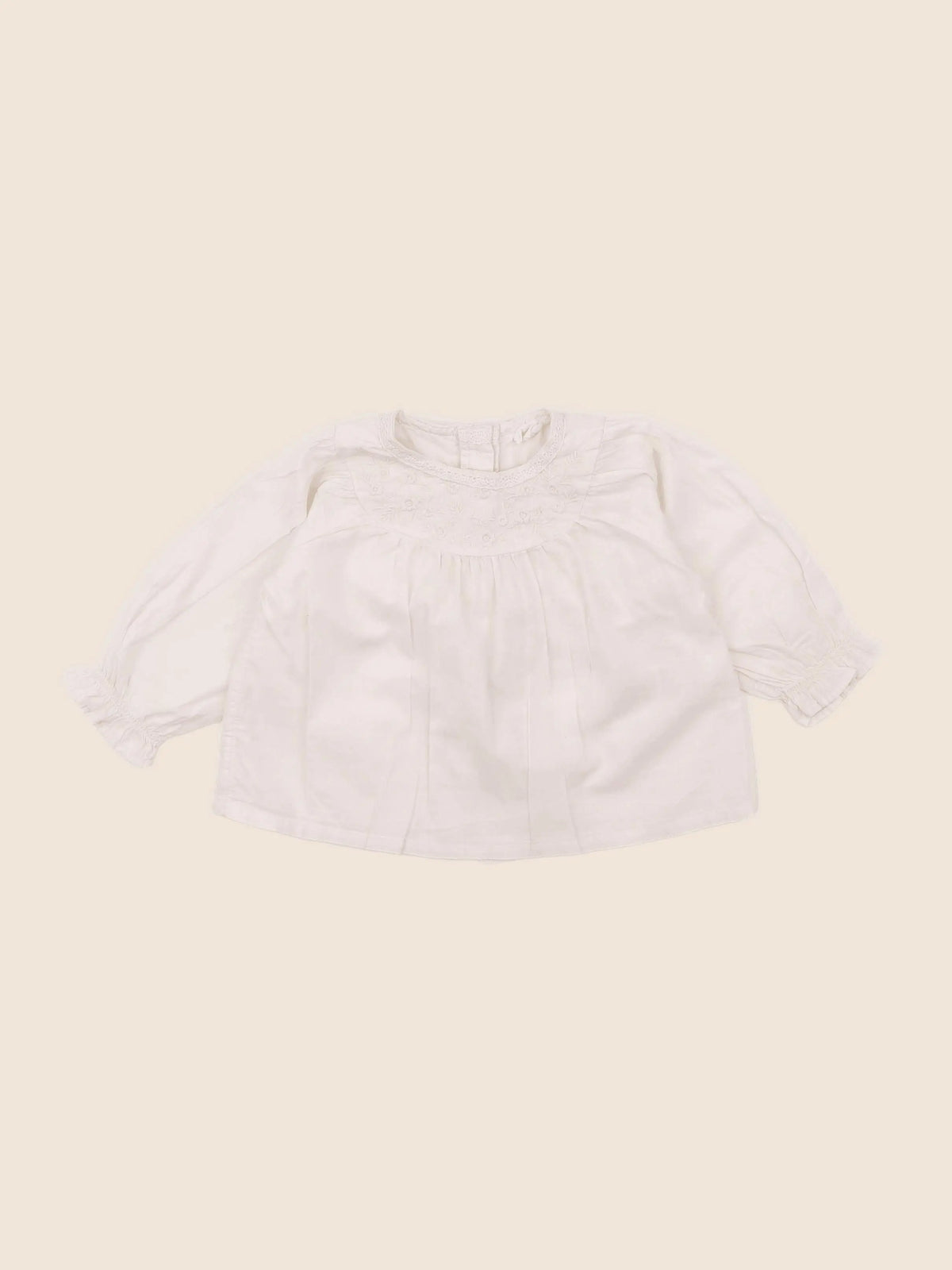 Vertbaudet - blouse beige - 6 mois