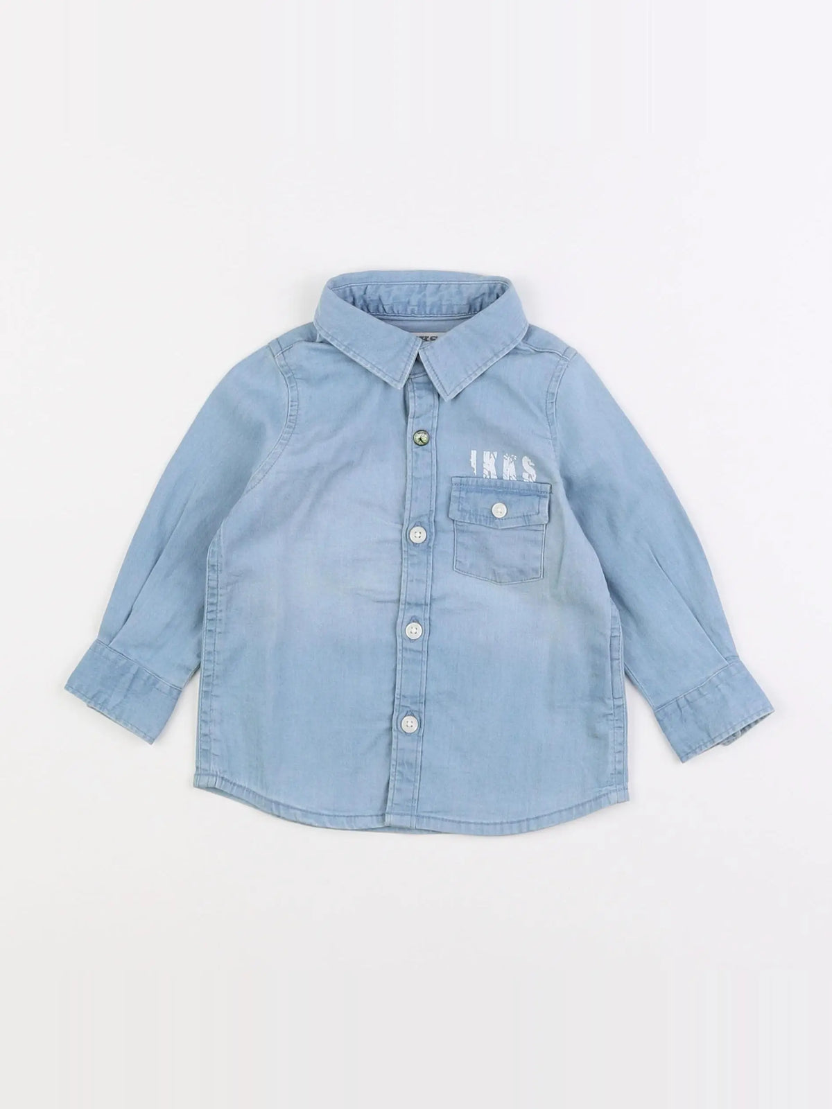 IKKS - chemise bleu - 6 mois