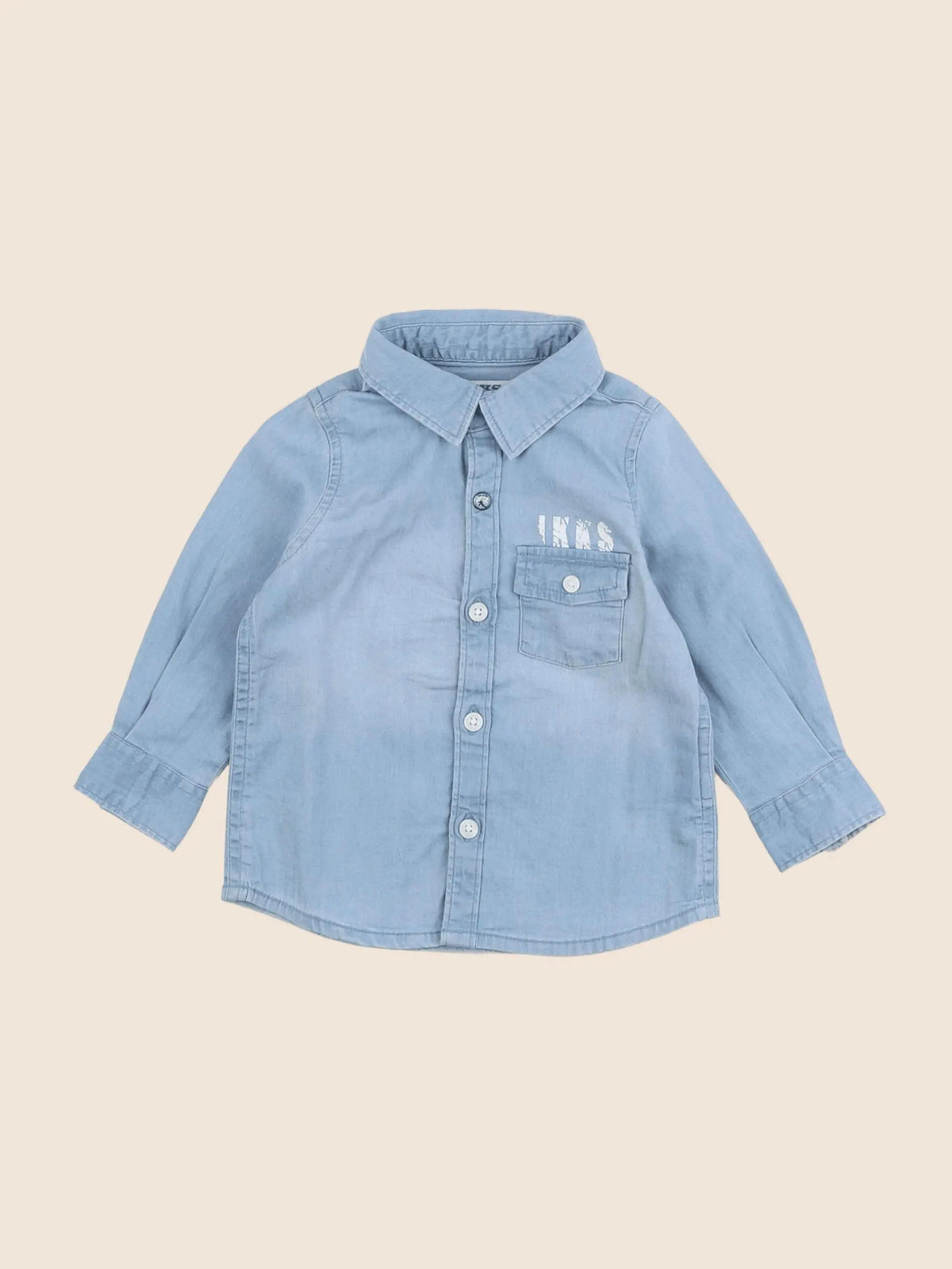 IKKS - chemise bleu - 6 mois