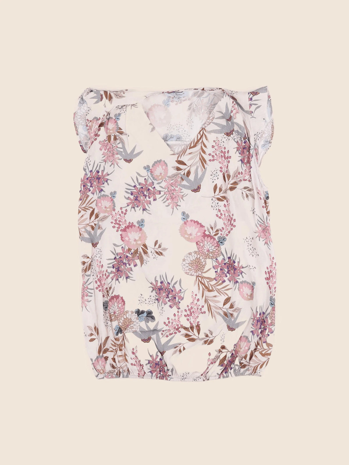 Envie de fraise - blouse grossesse beige, rose - 36