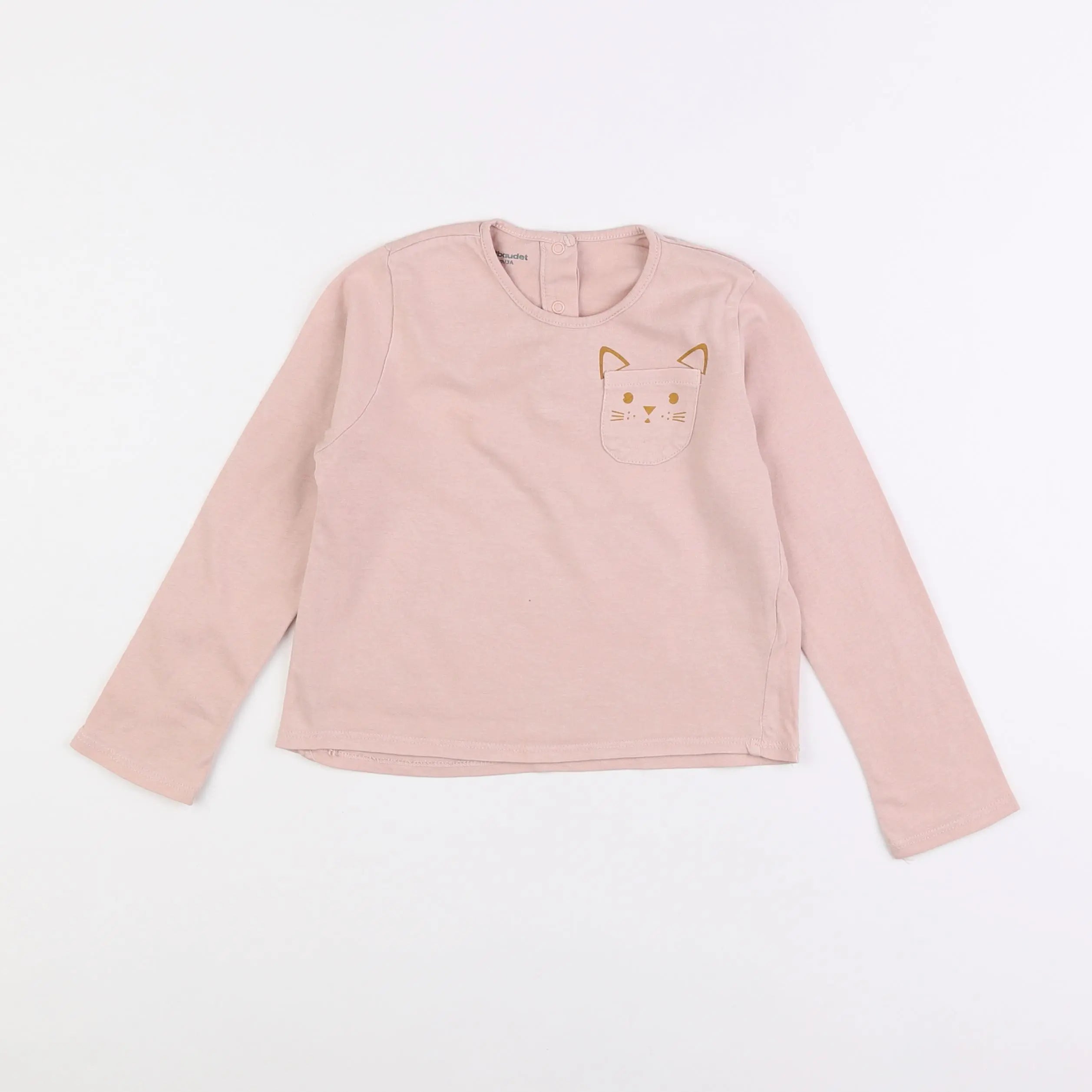 Vertbaudet - tee-shirt rose - 3 ans