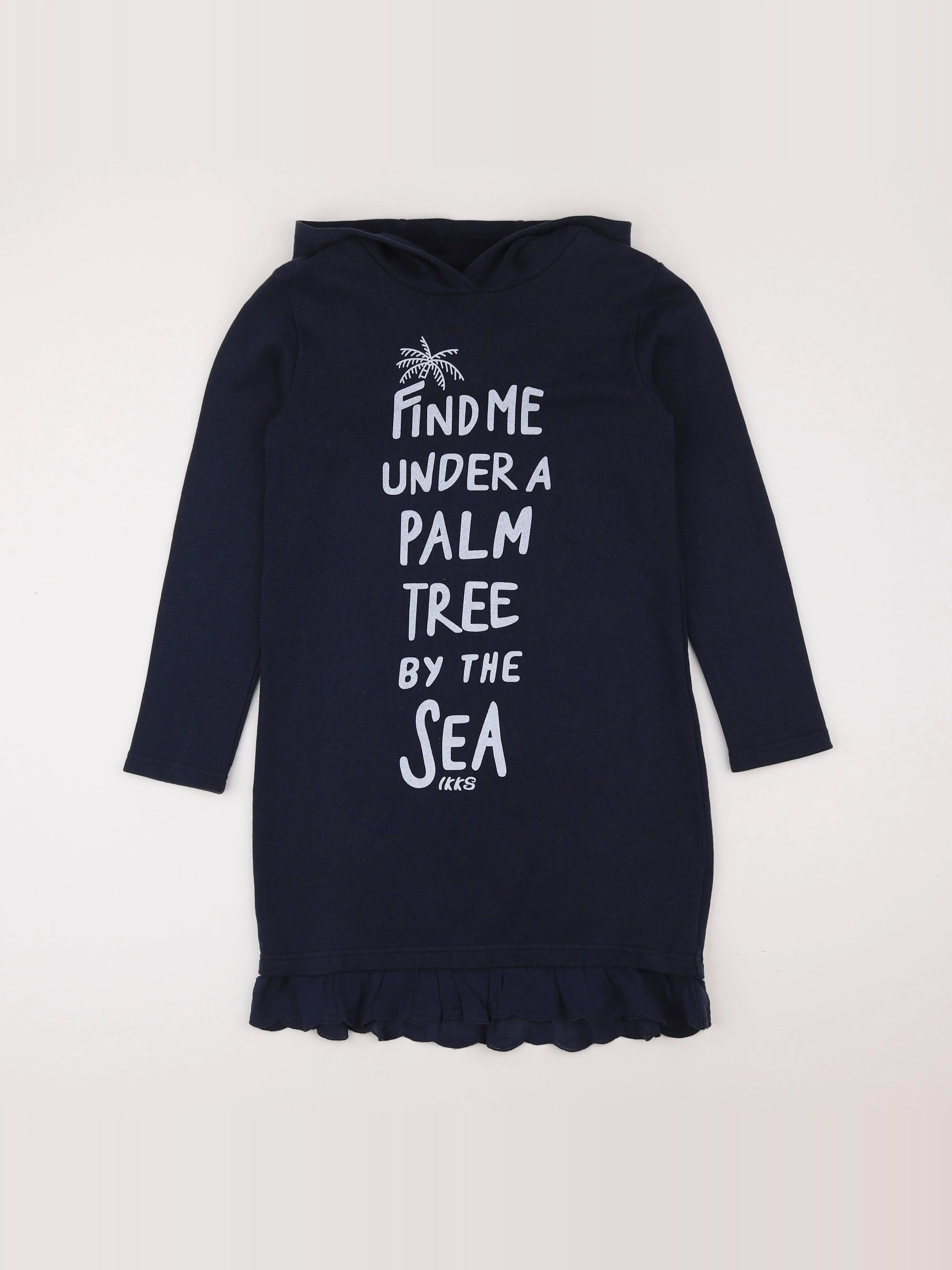 IKKS - robe bleu - 10 ans