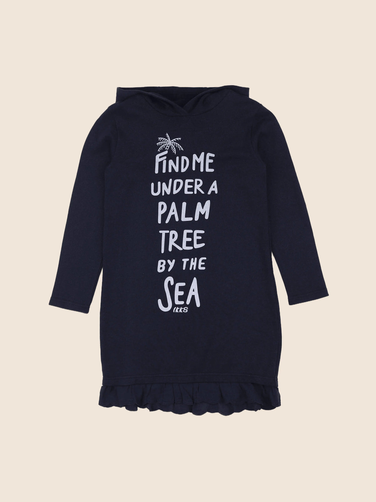 IKKS - robe bleu - 10 ans