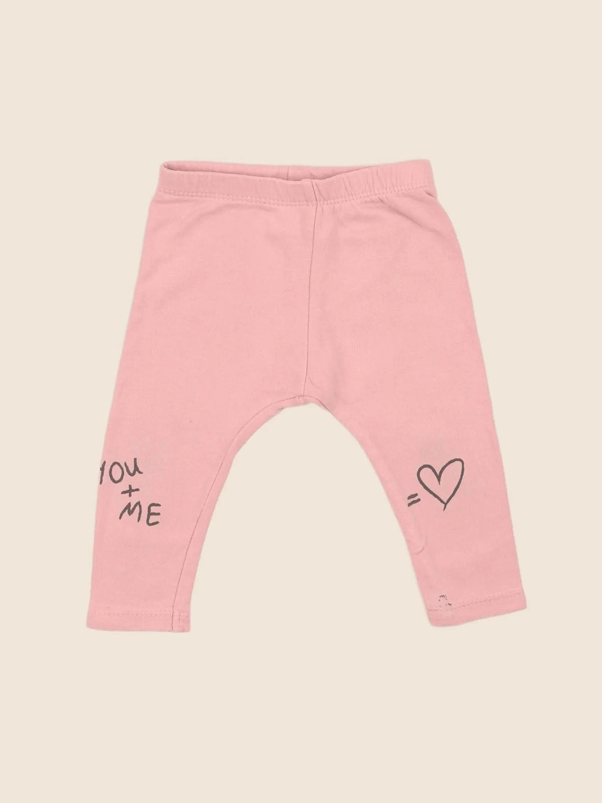 Zara - legging rose - 6/9 mois