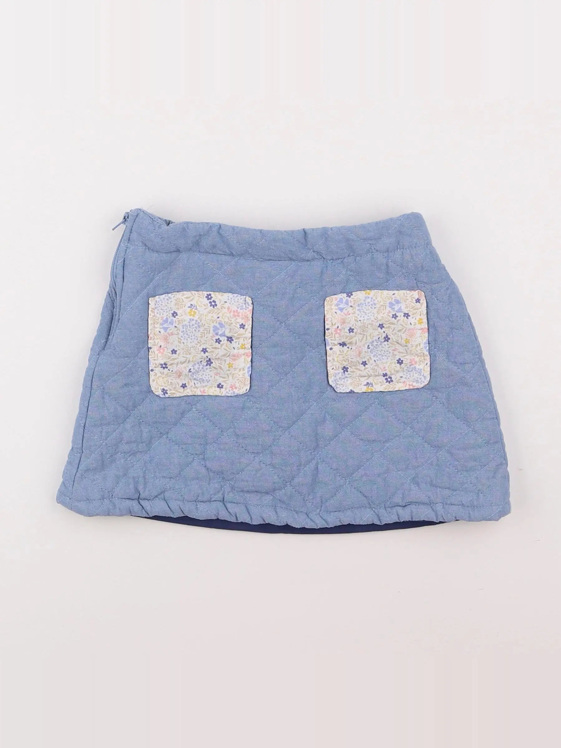 Vertbaudet - jupe bleu - 6 ans