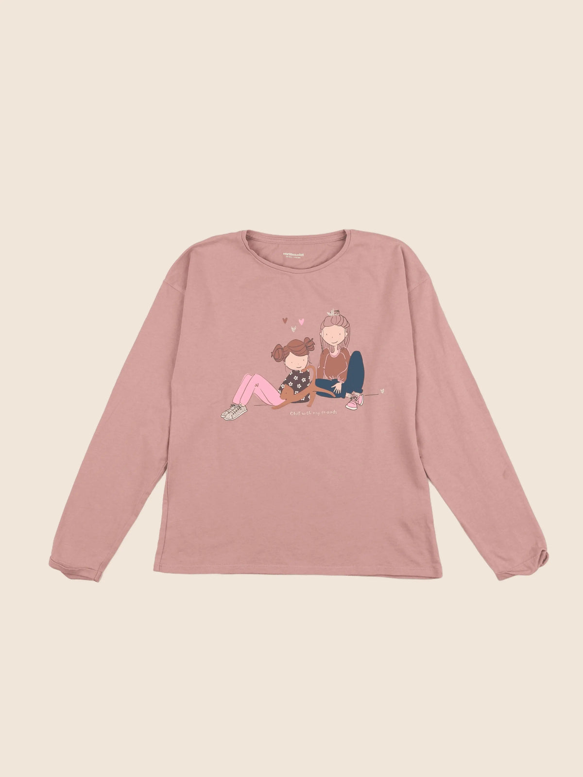 Vertbaudet - tee-shirt rose - 10 ans
