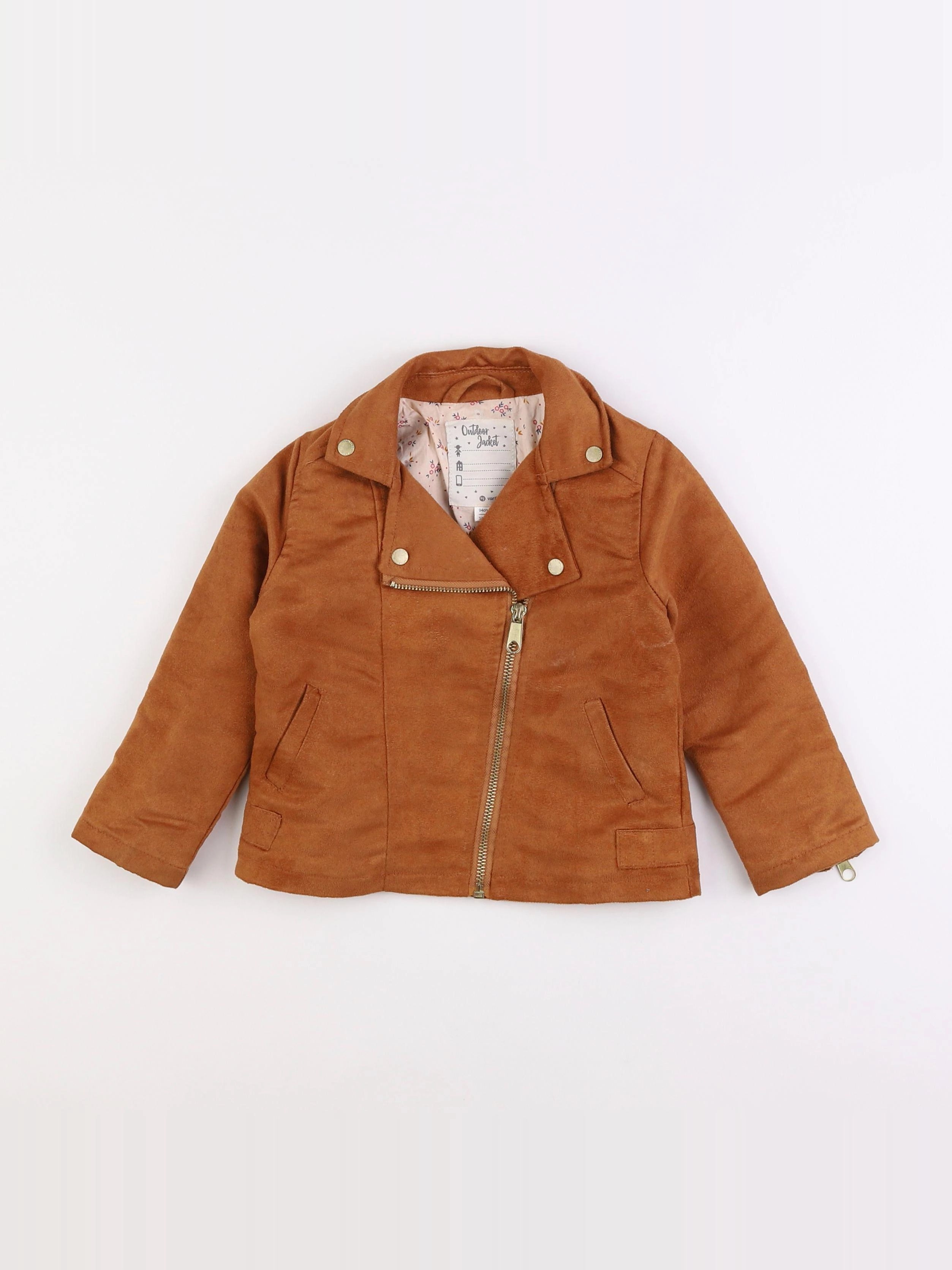 Vertbaudet - veste marron - 3 ans