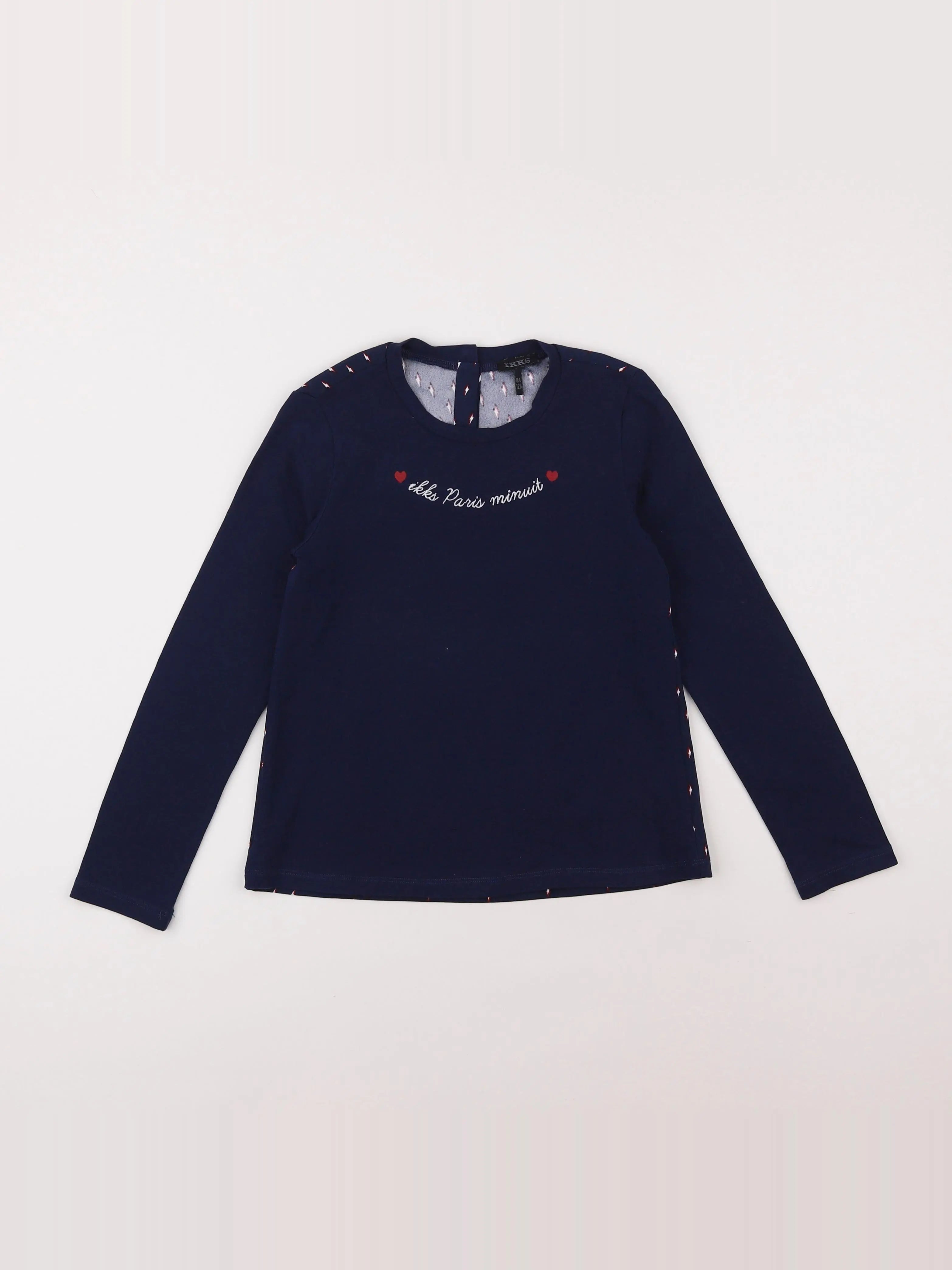 IKKS - tee-shirt bleu - 8 ans