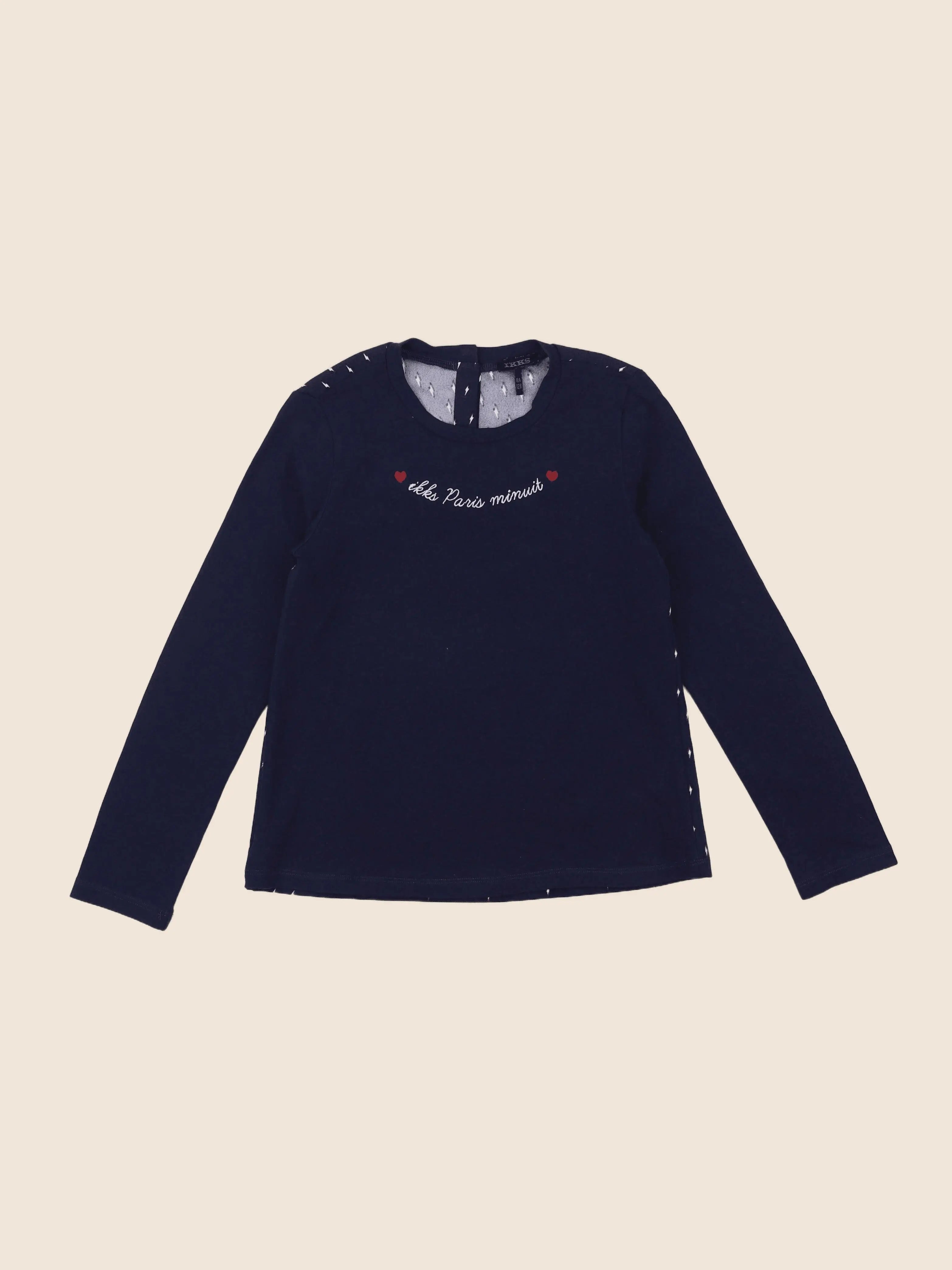 IKKS - tee-shirt bleu - 8 ans