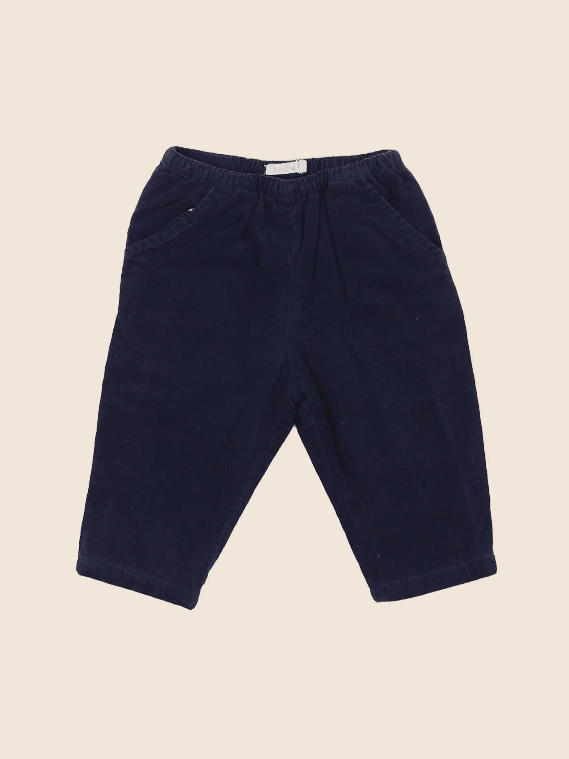 Boutchou - pantalon bleu - 6 mois