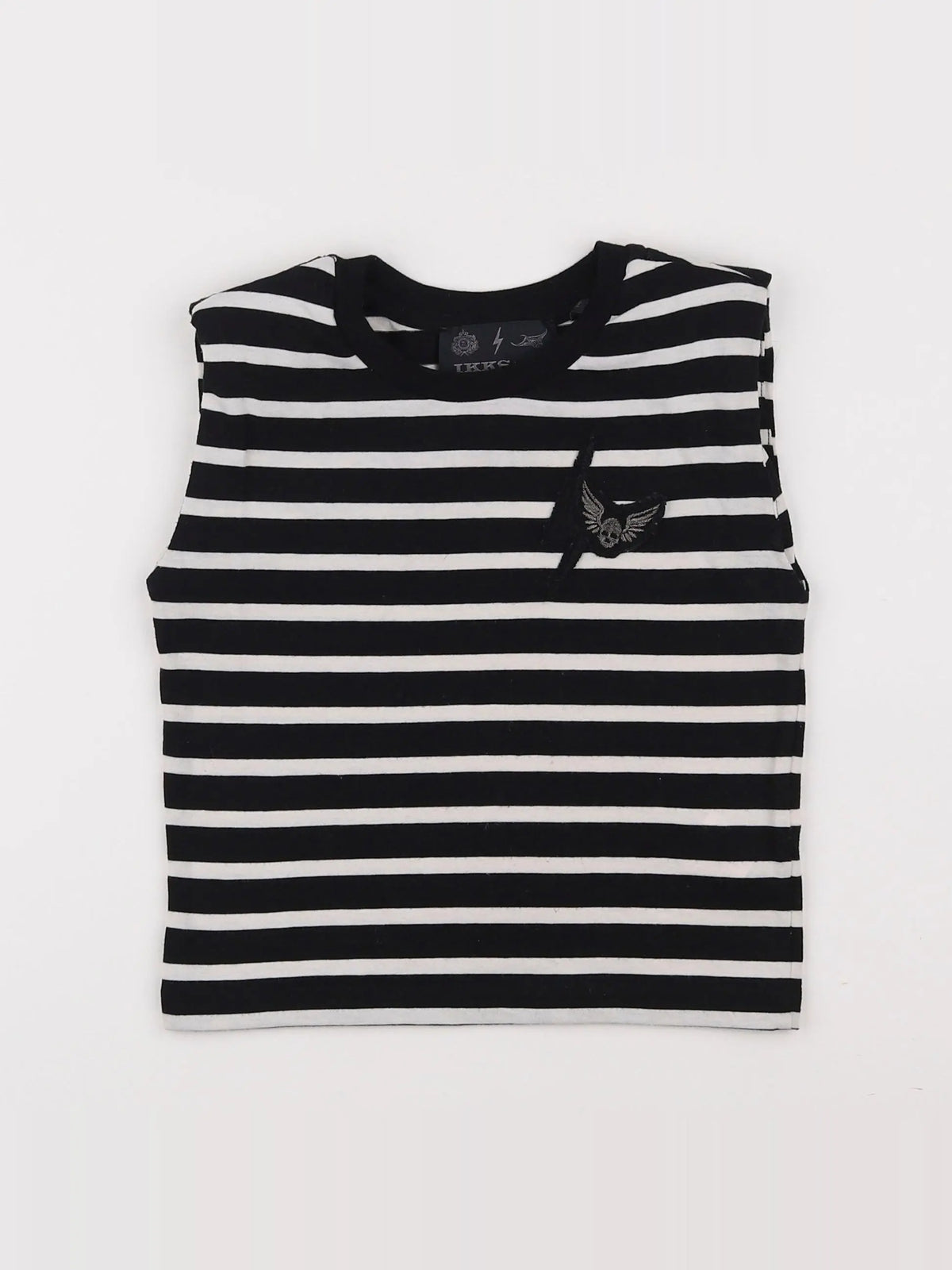 IKKS - débardeur blanc, noir - 6 ans