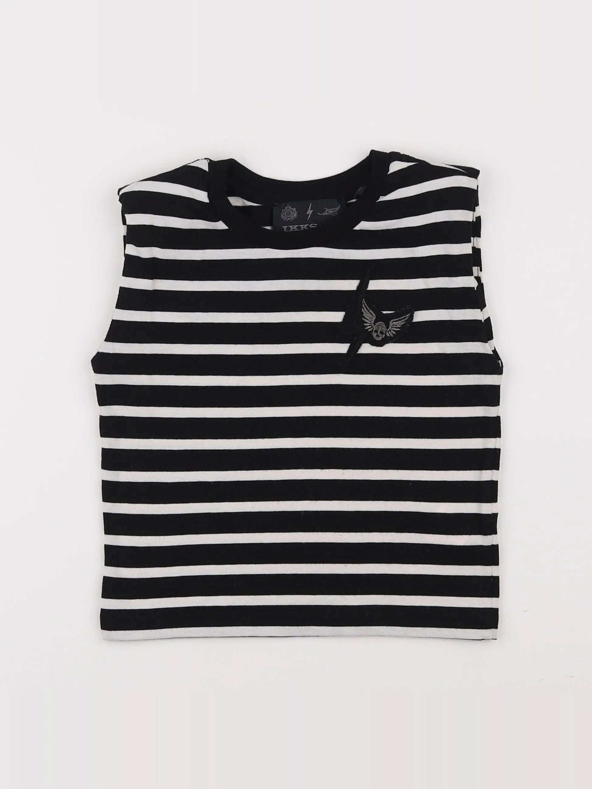 IKKS - débardeur blanc, noir - 6 ans