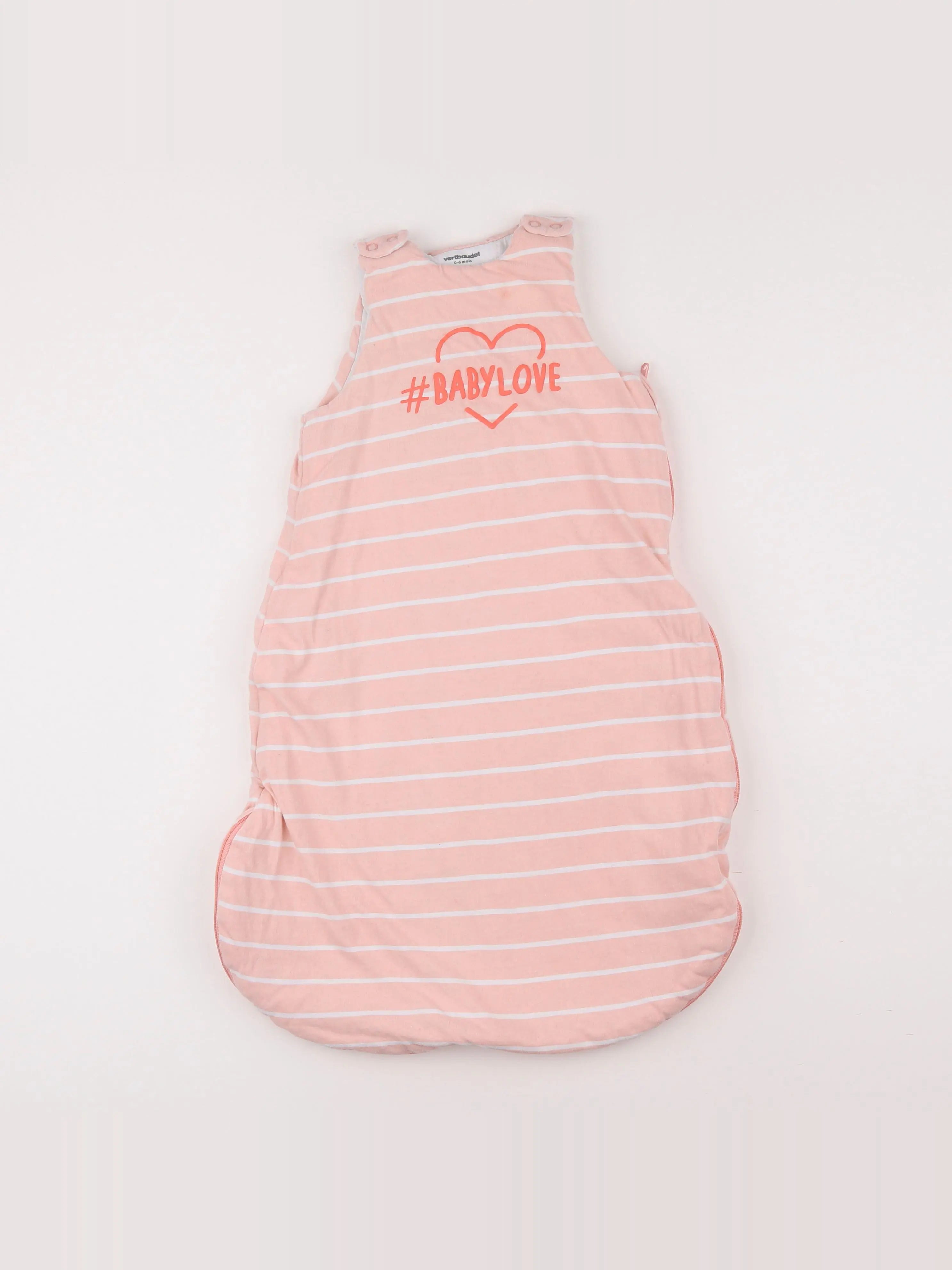 Vertbaudet - gigoteuse rose - 0/6 mois