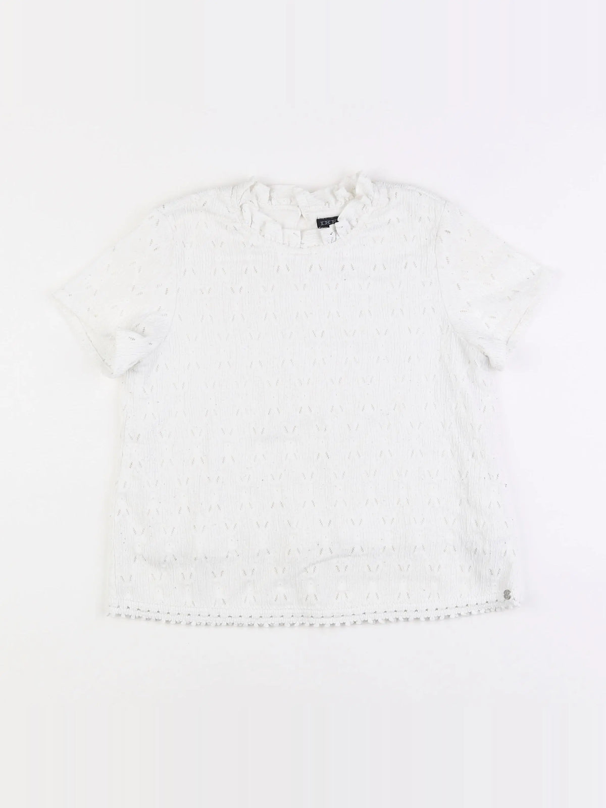 IKKS - blouse blanc - 10 ans