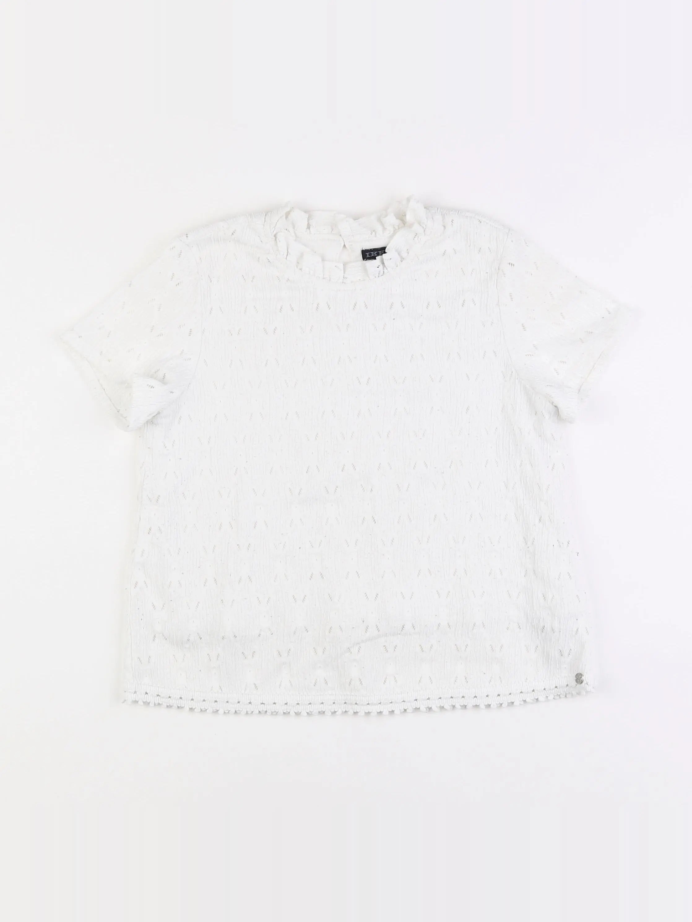 IKKS - blouse blanc - 10 ans