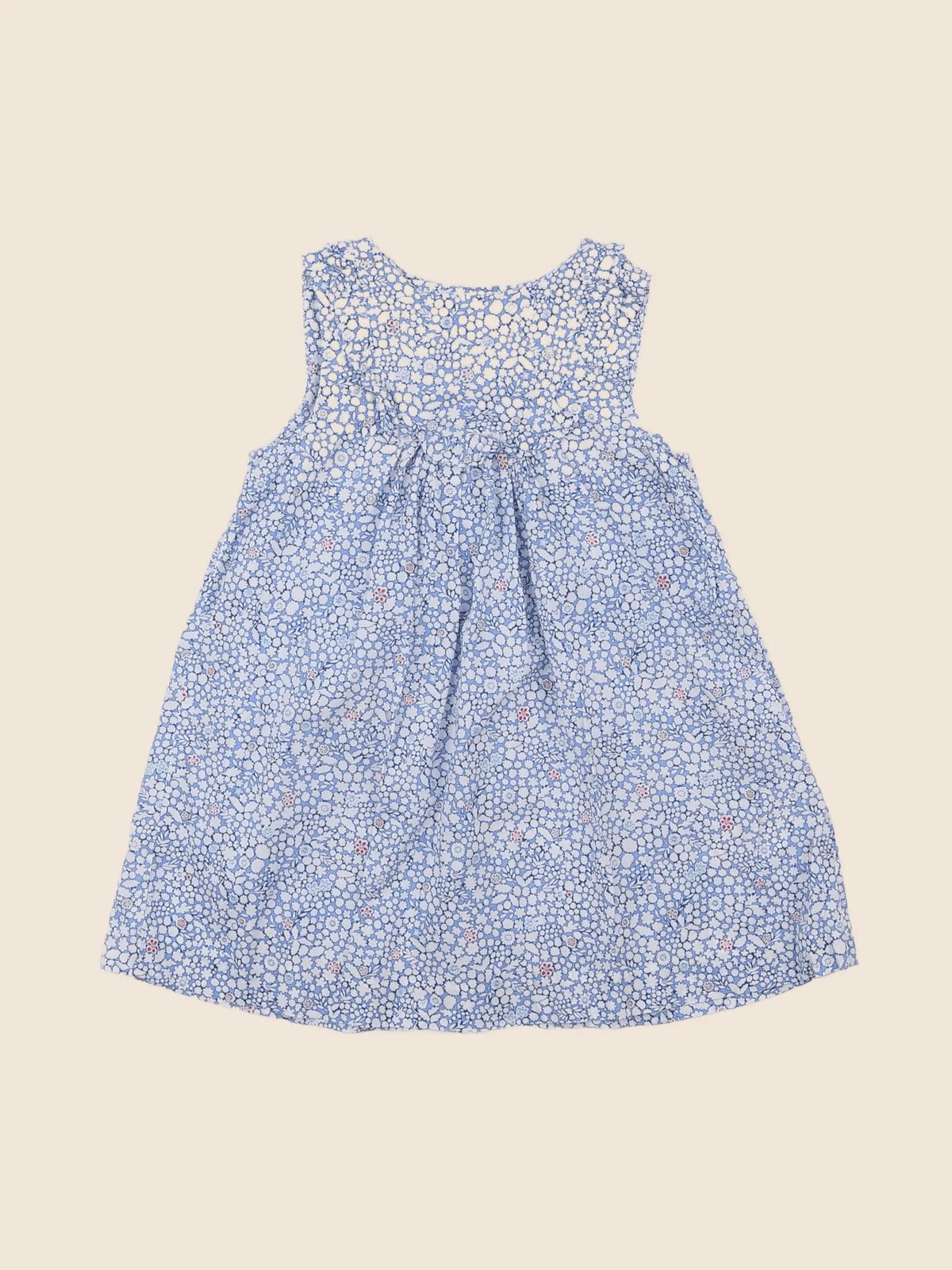Jacadi - robe liberty bleu - 12 mois