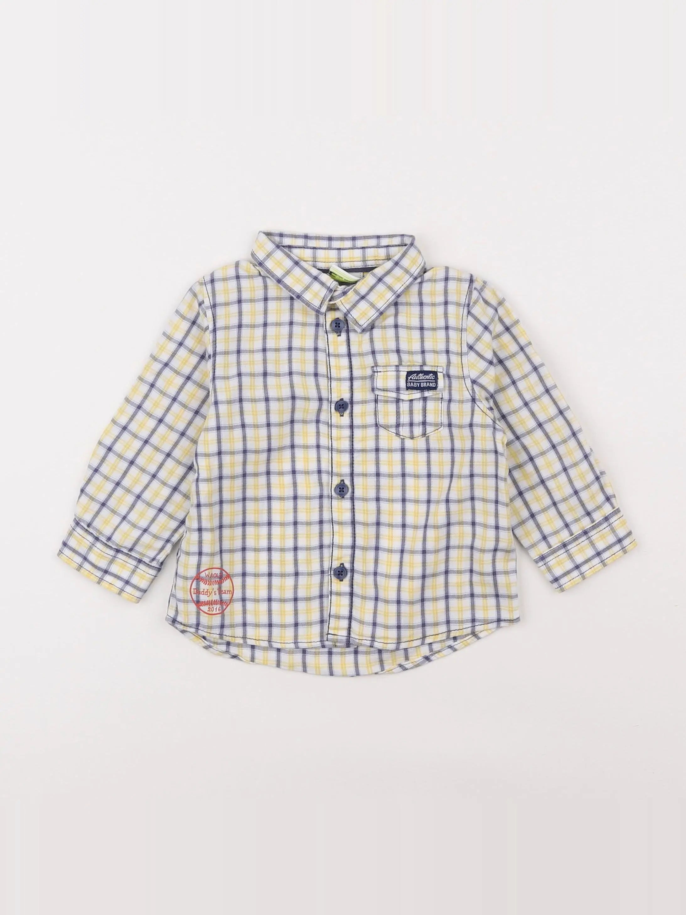 Tape à l'oeil - chemise blanc - 12 mois