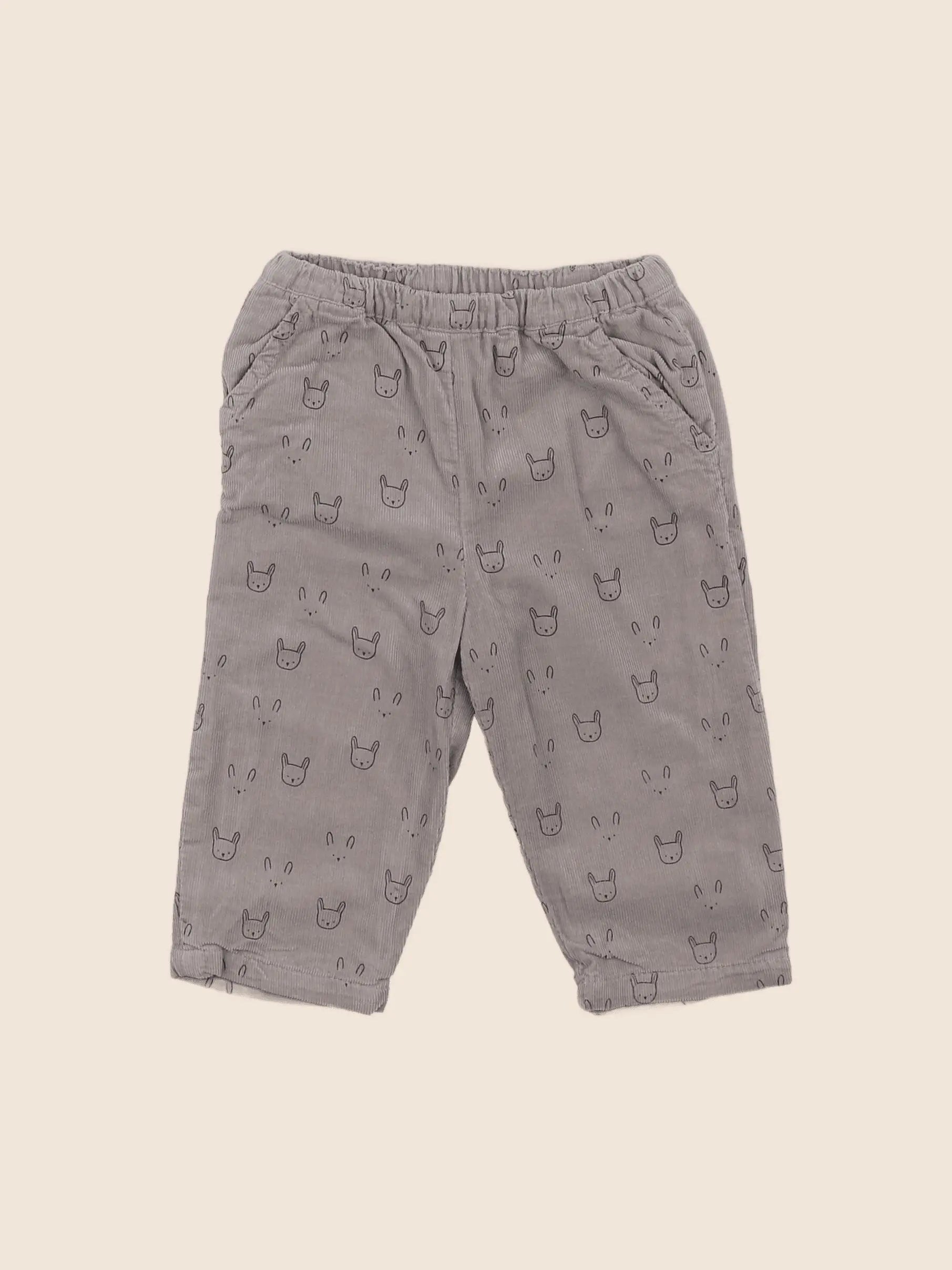 Boutchou - pantalon gris - 6 mois