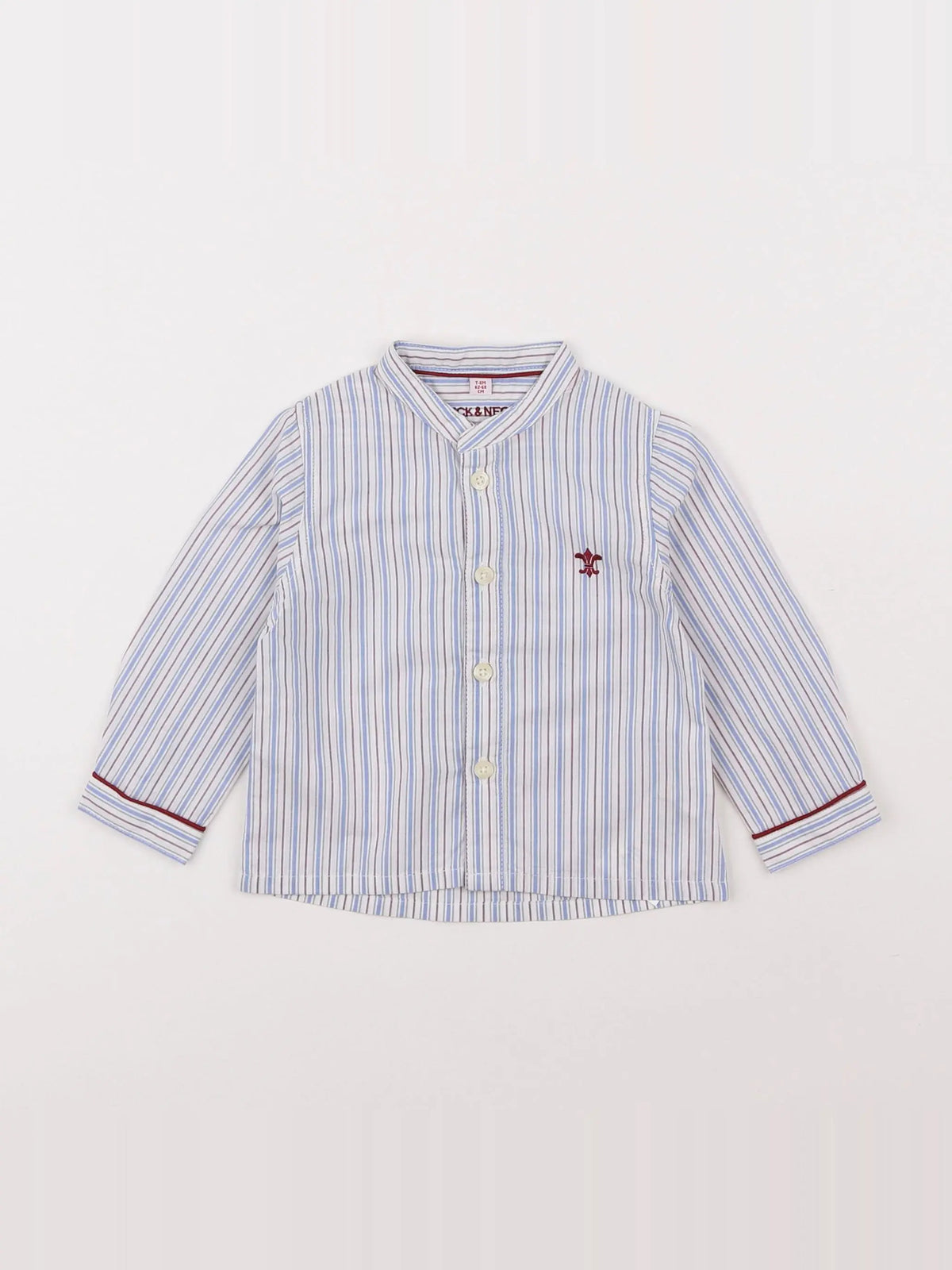 Neck & Neck - chemise bleu - 6 mois