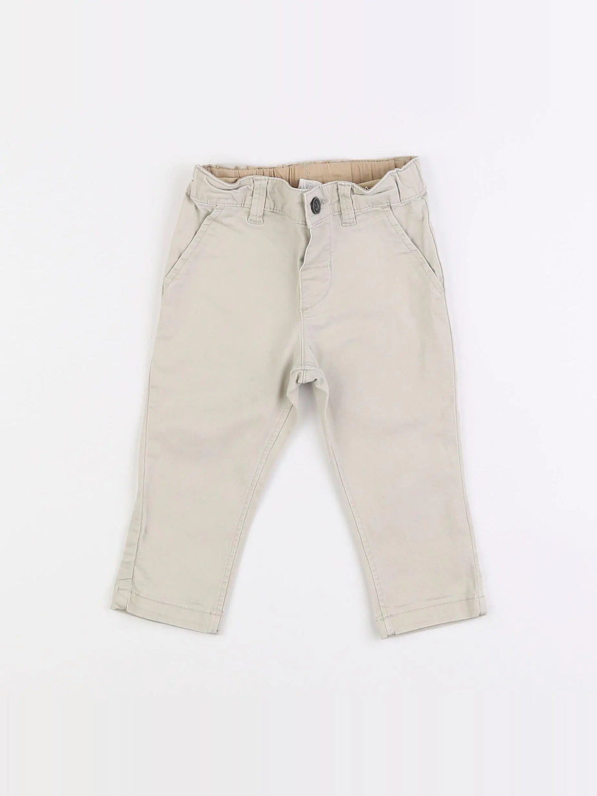 H&M - pantalon beige - 6/9 mois