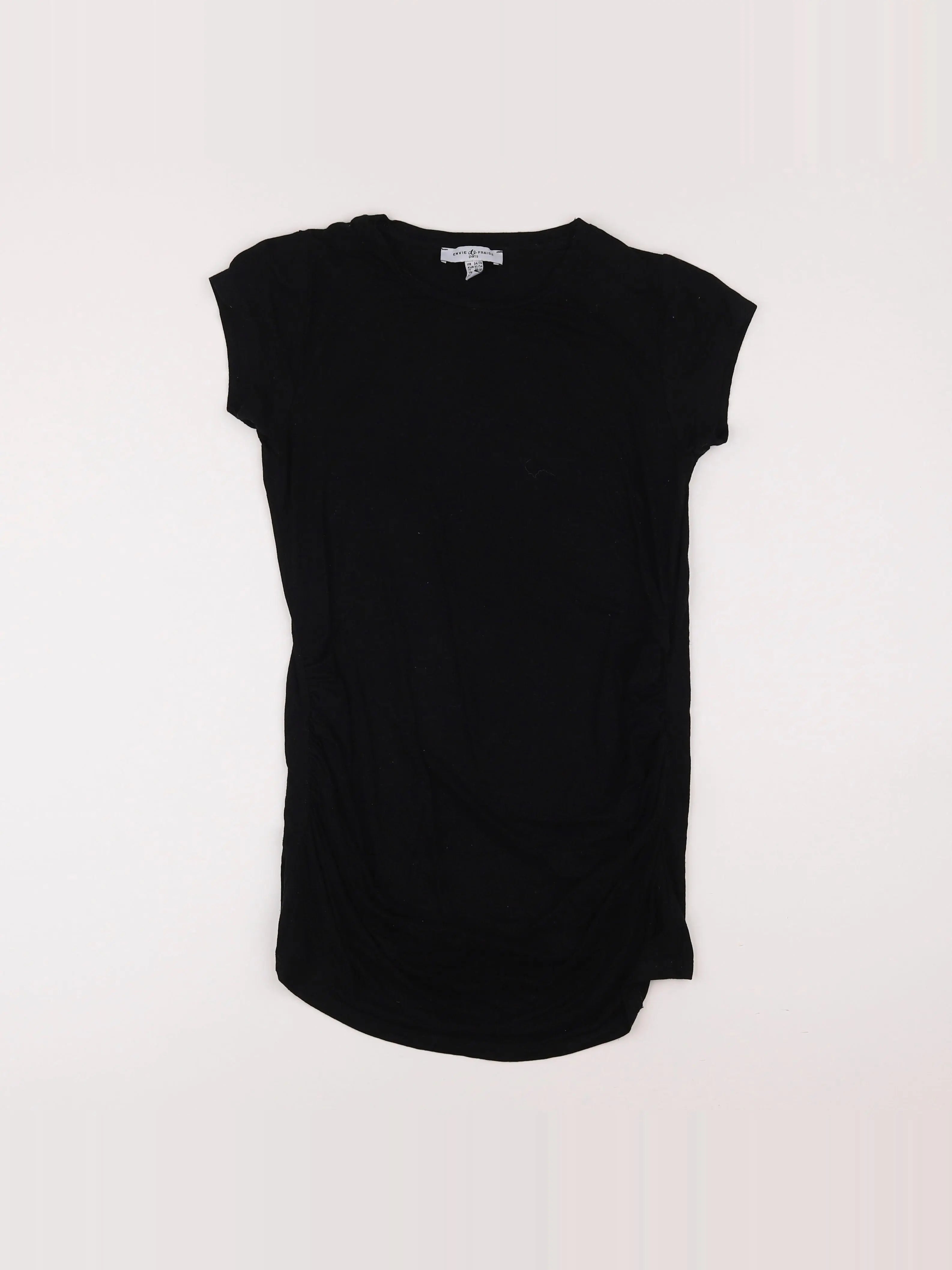 Envie de fraise - tee-shirt grossesse noir - 34 à 36
