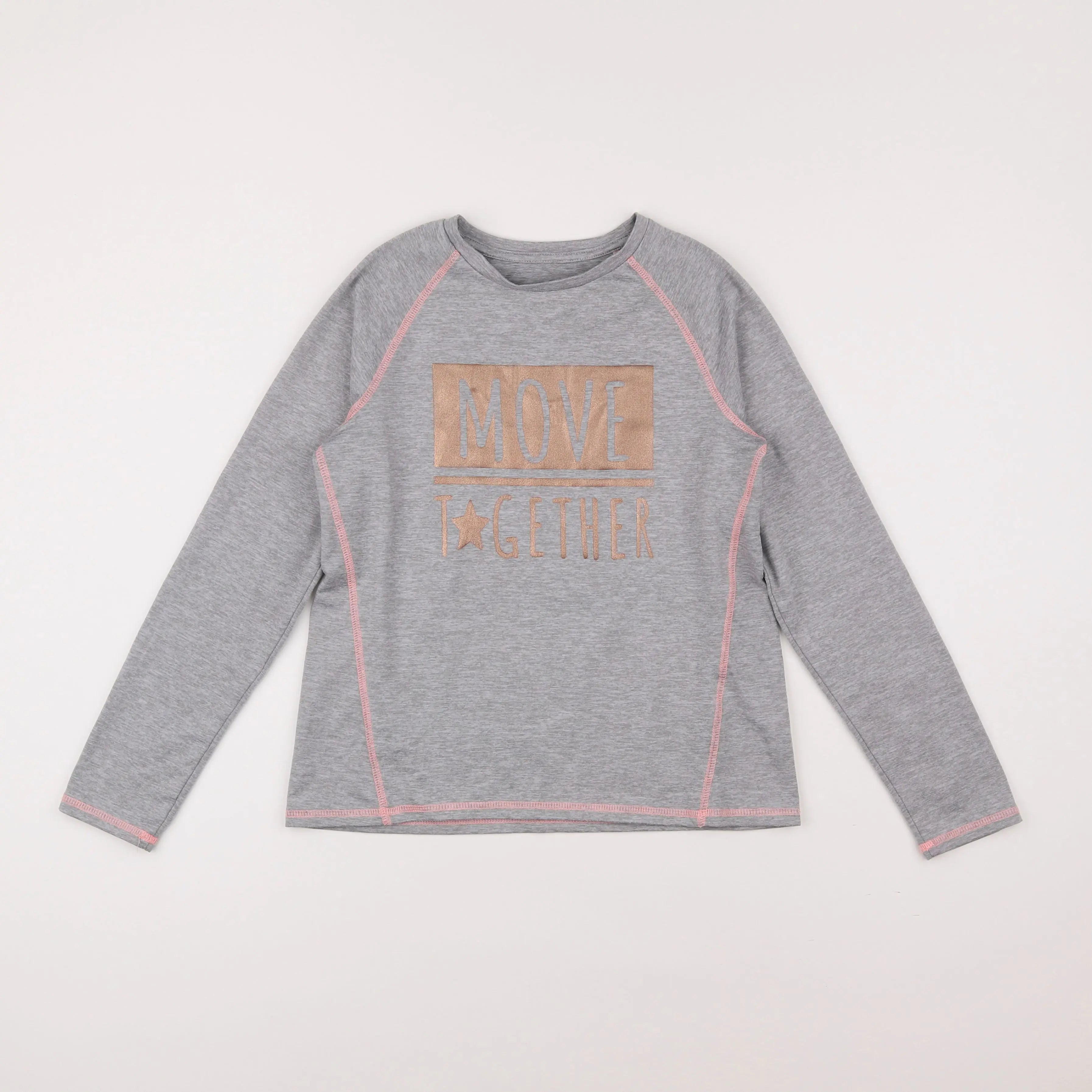 Vertbaudet - tee-shirt gris - 10 ans