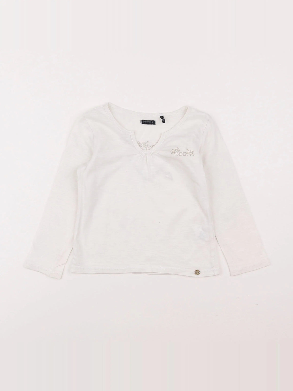 IKKS - tee-shirt imprimé au dos blanc - 3 ans