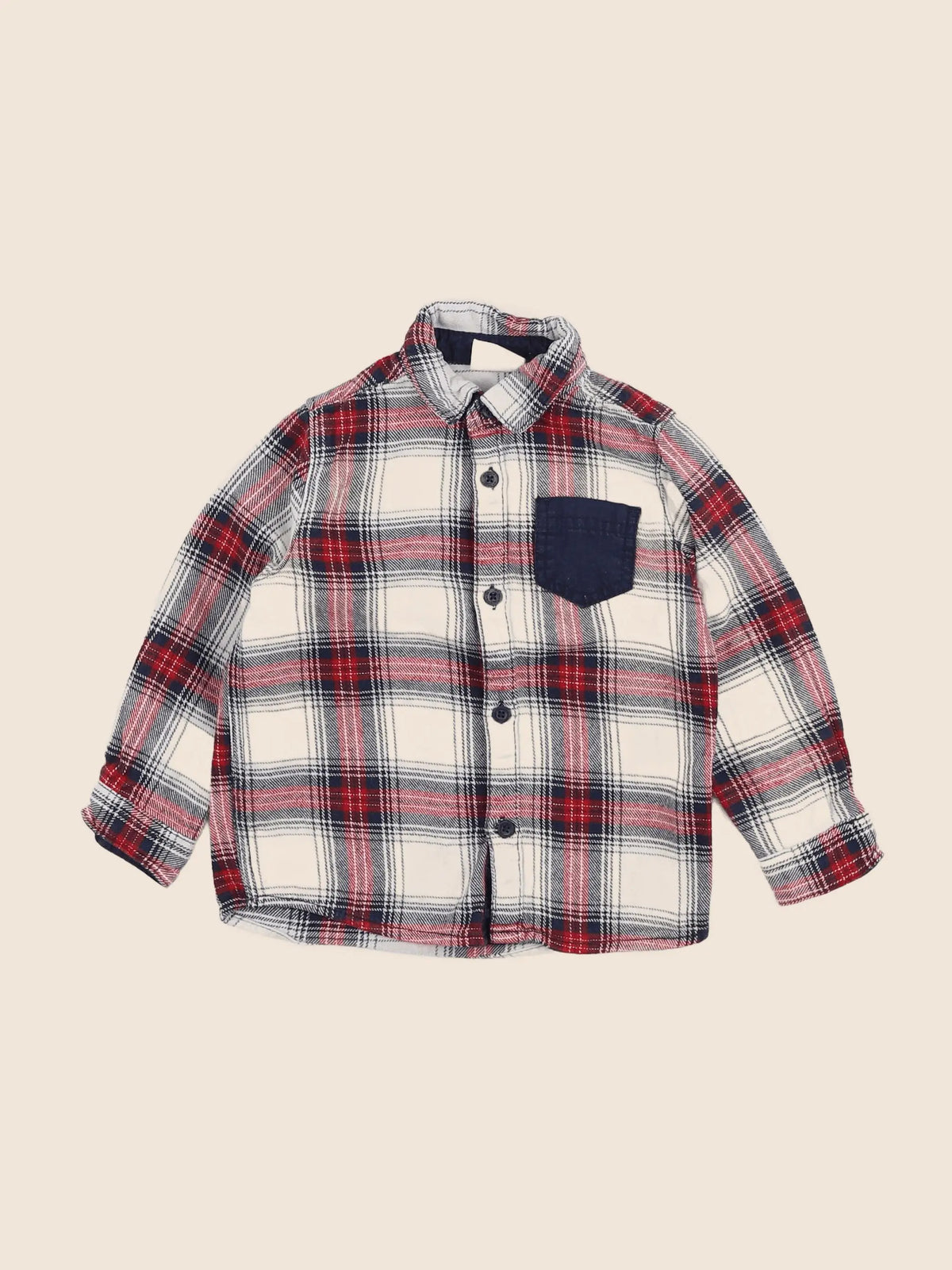 Vertbaudet - chemise multicolore - 3 ans