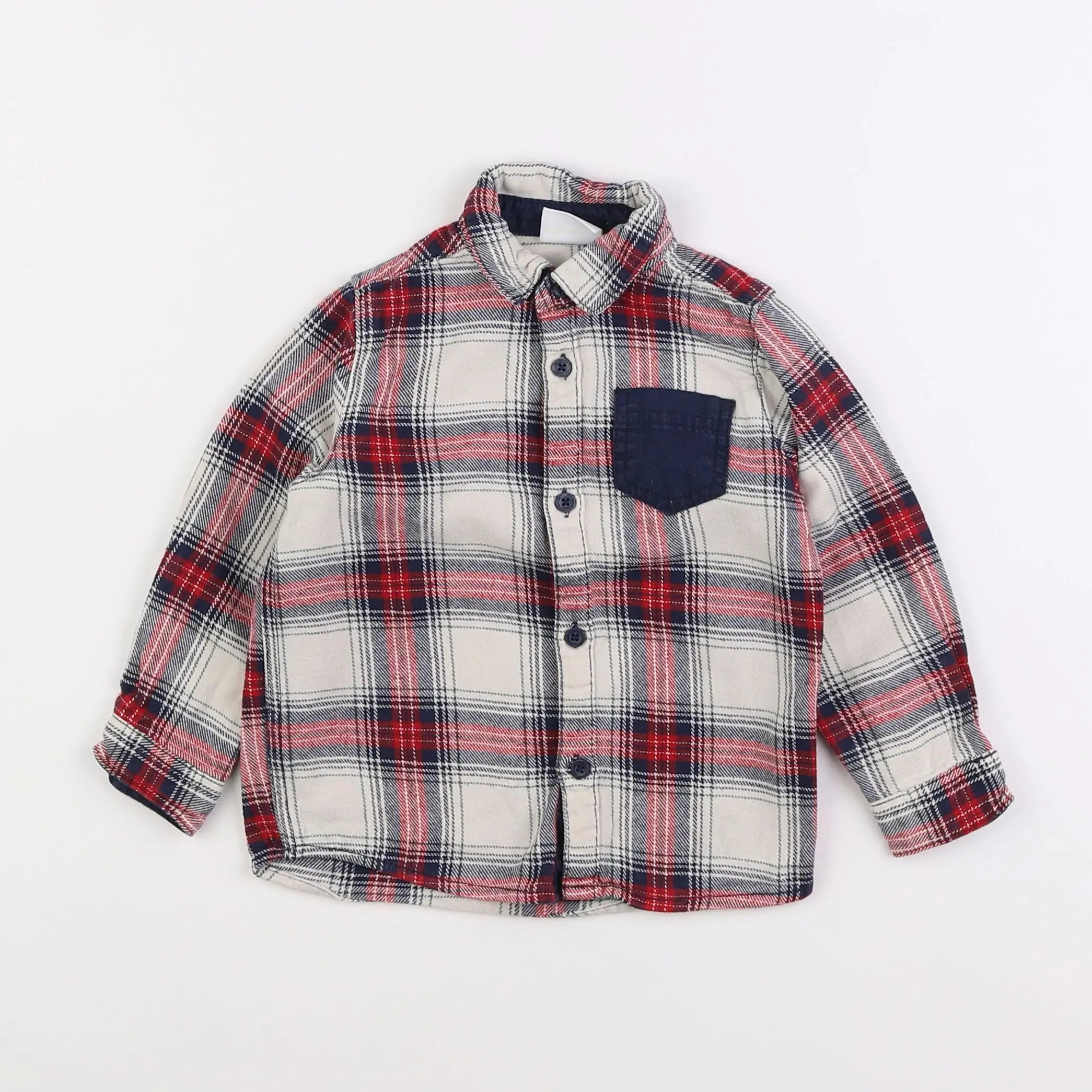 Vertbaudet - chemise multicolore - 3 ans