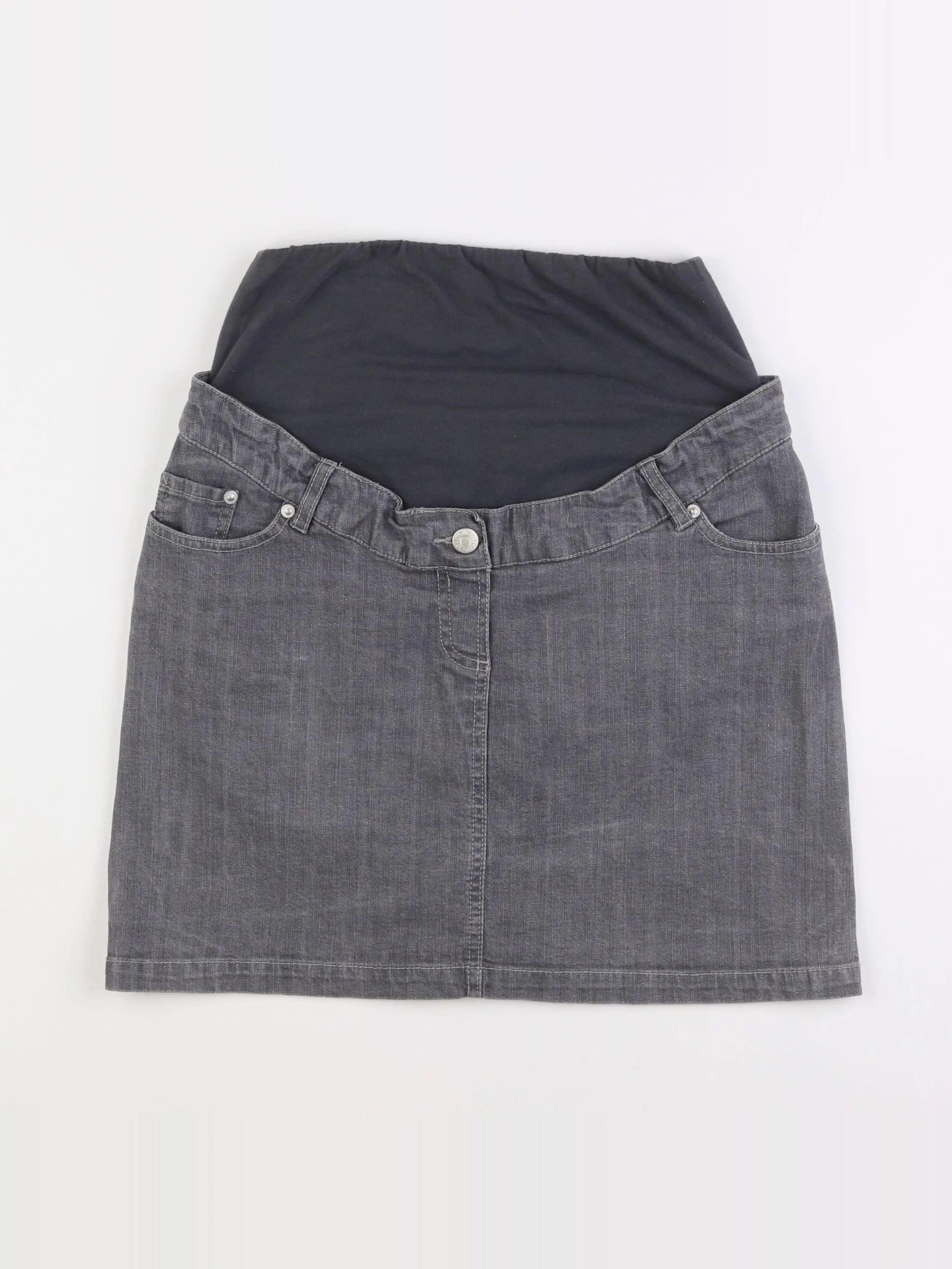 Vertbaudet - jupe grossesse gris - 34