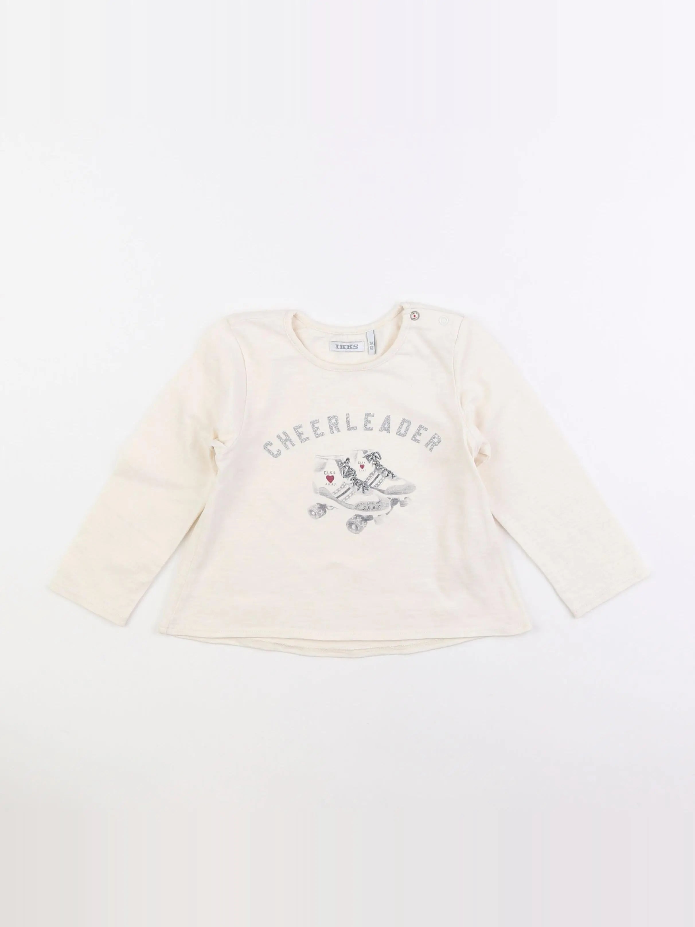 IKKS - tee-shirt beige - 2 ans