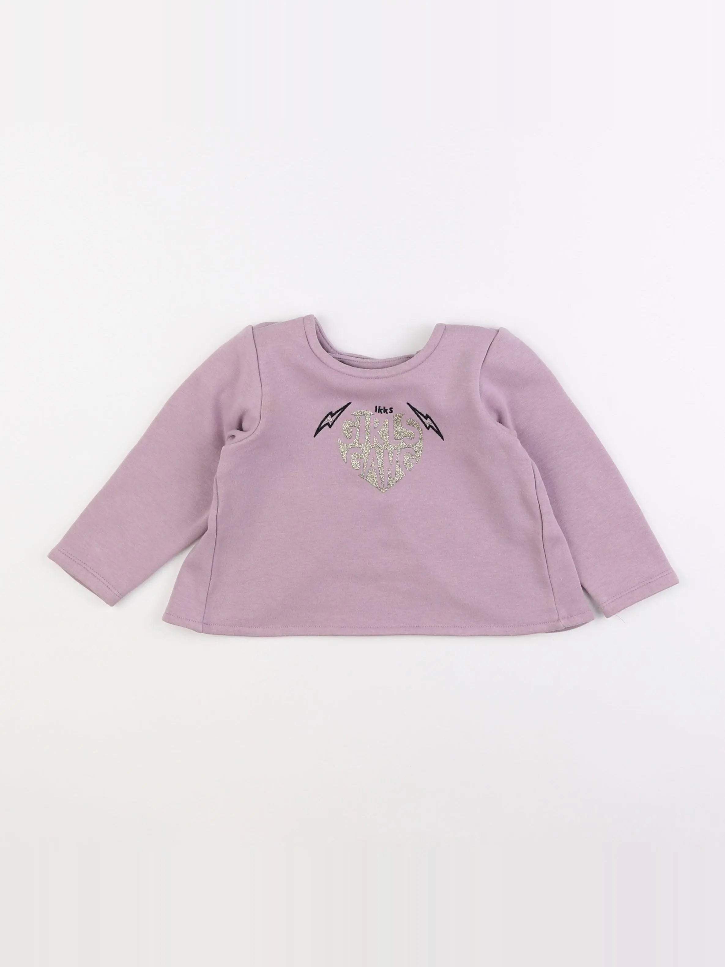 IKKS - sweat violet - 18 mois