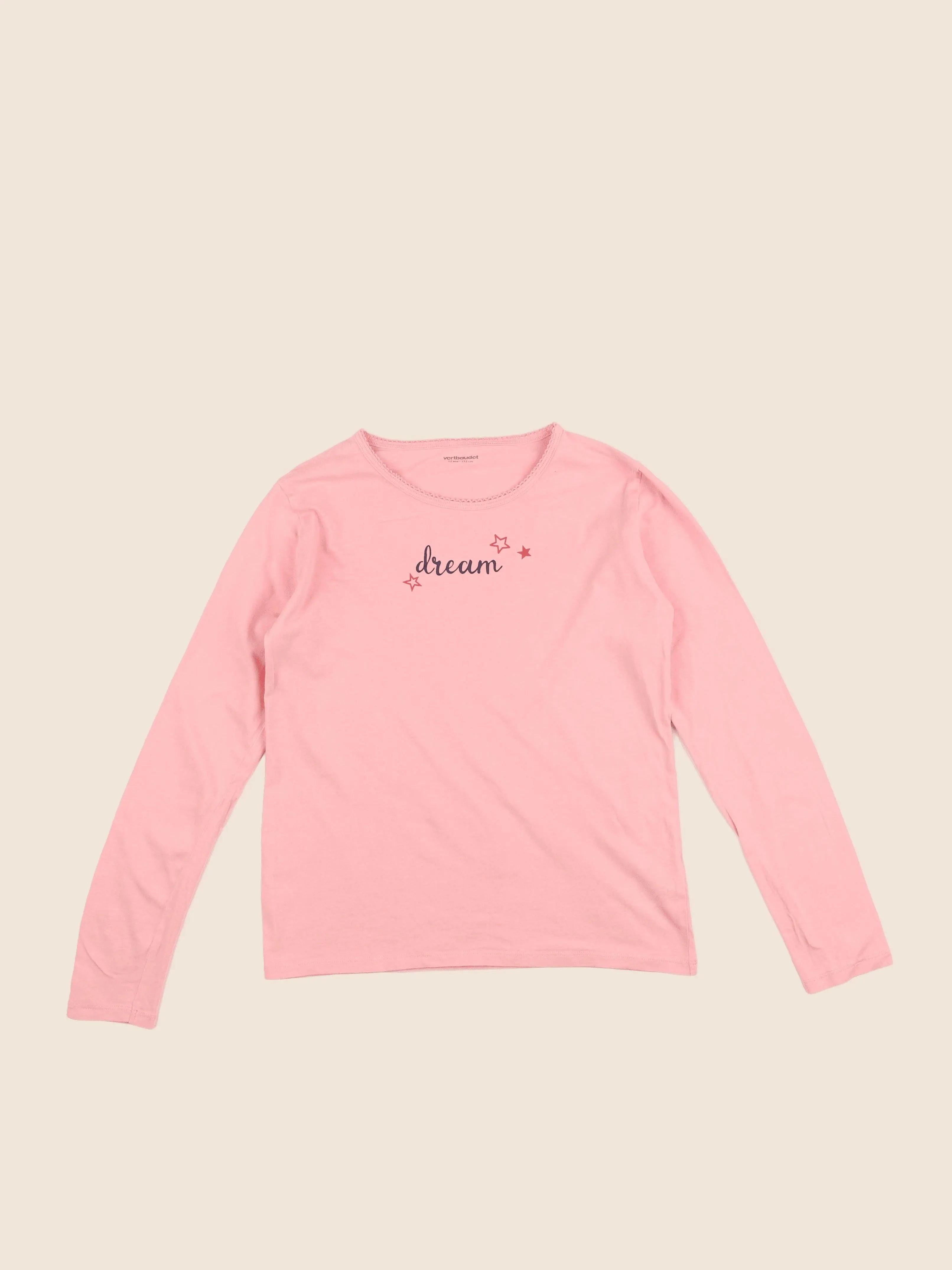 Vertbaudet - maillot de corps rose - 12 ans