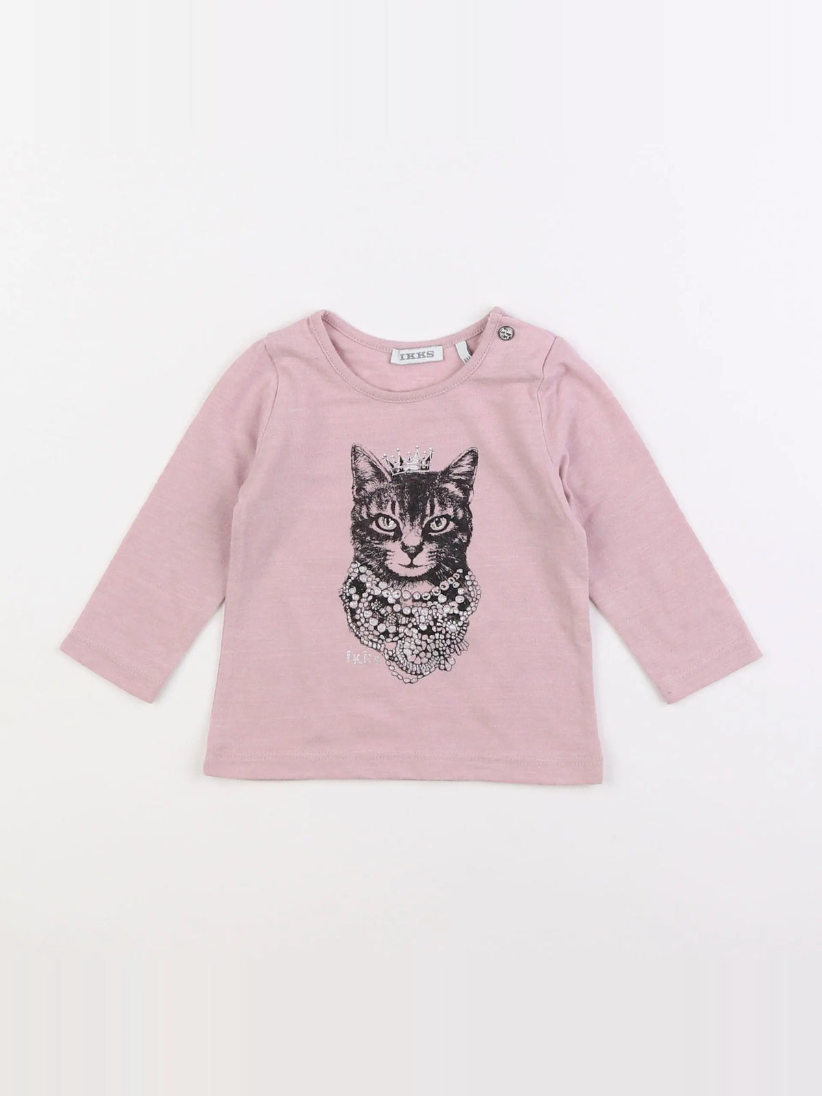 IKKS - tee-shirt rose - 6 mois