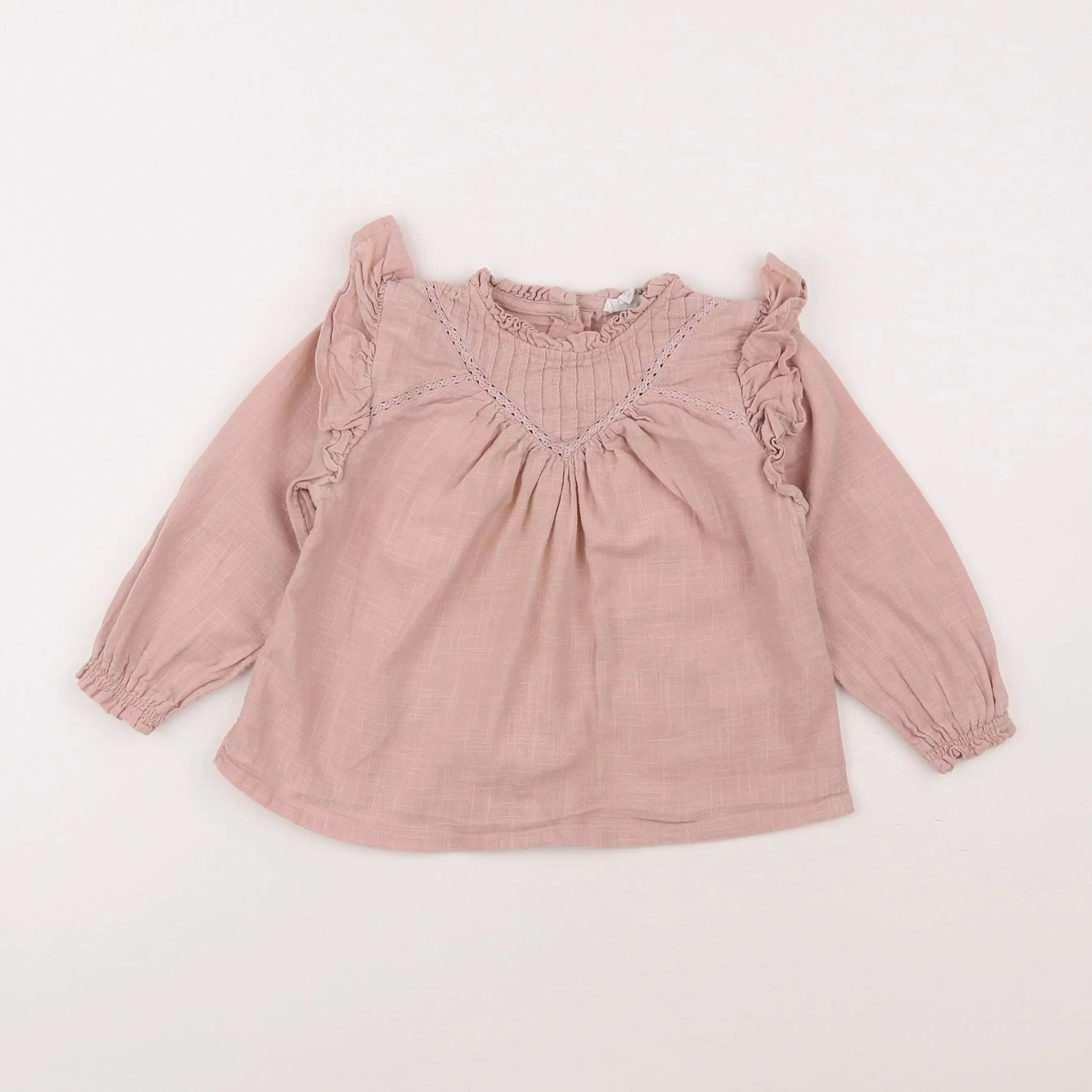 Vertbaudet - blouse rose - 2 ans