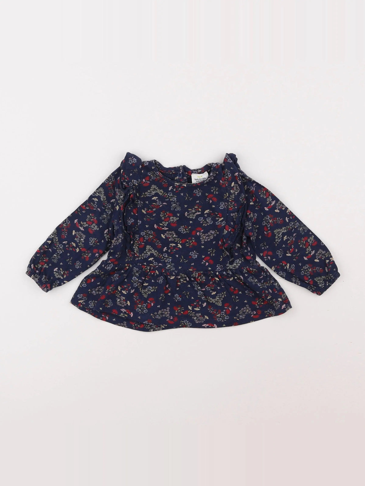 Tape à l'oeil - blouse bleu - 12 mois